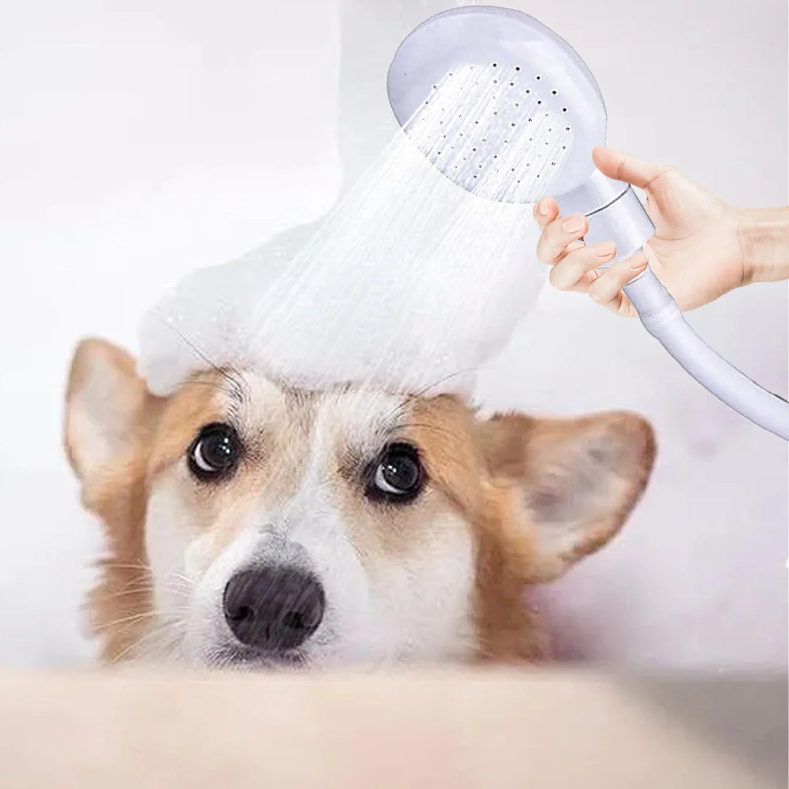 16.40ft/5mSink Spray Hose,Shampoo Sprayer Handheld Hose Portable Sink Hose Spraye Strainers for Bathing Baby,Pets Shower,Rinsing Vegetables,Washing Hair - Image 5