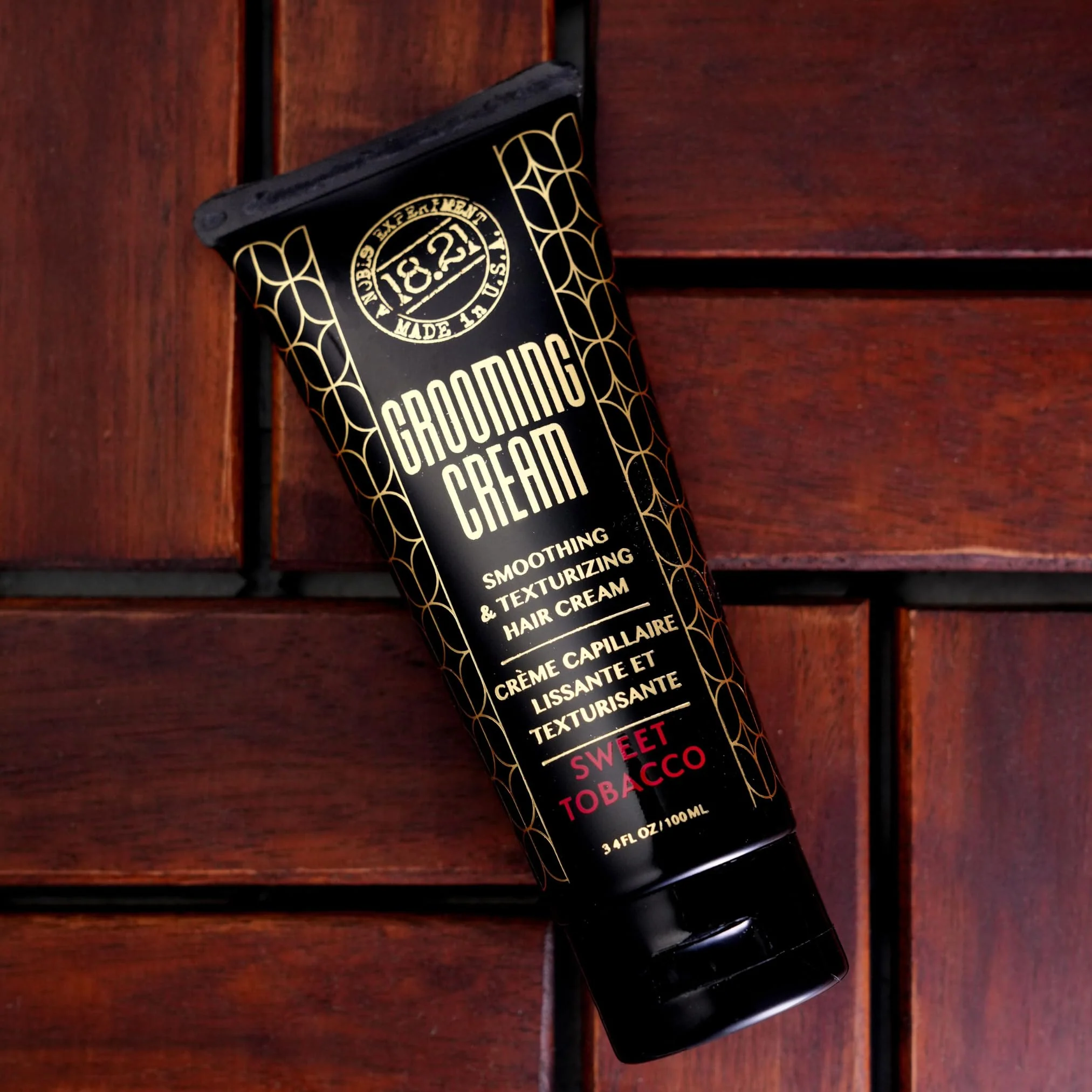 18.21 Man Made - Grooming Hair Smoothing & Texturizing Cream for Men – Frizz Control, Lightweight Styling with Soft Hold & Natural Finish - 3.4 oz - Image 6