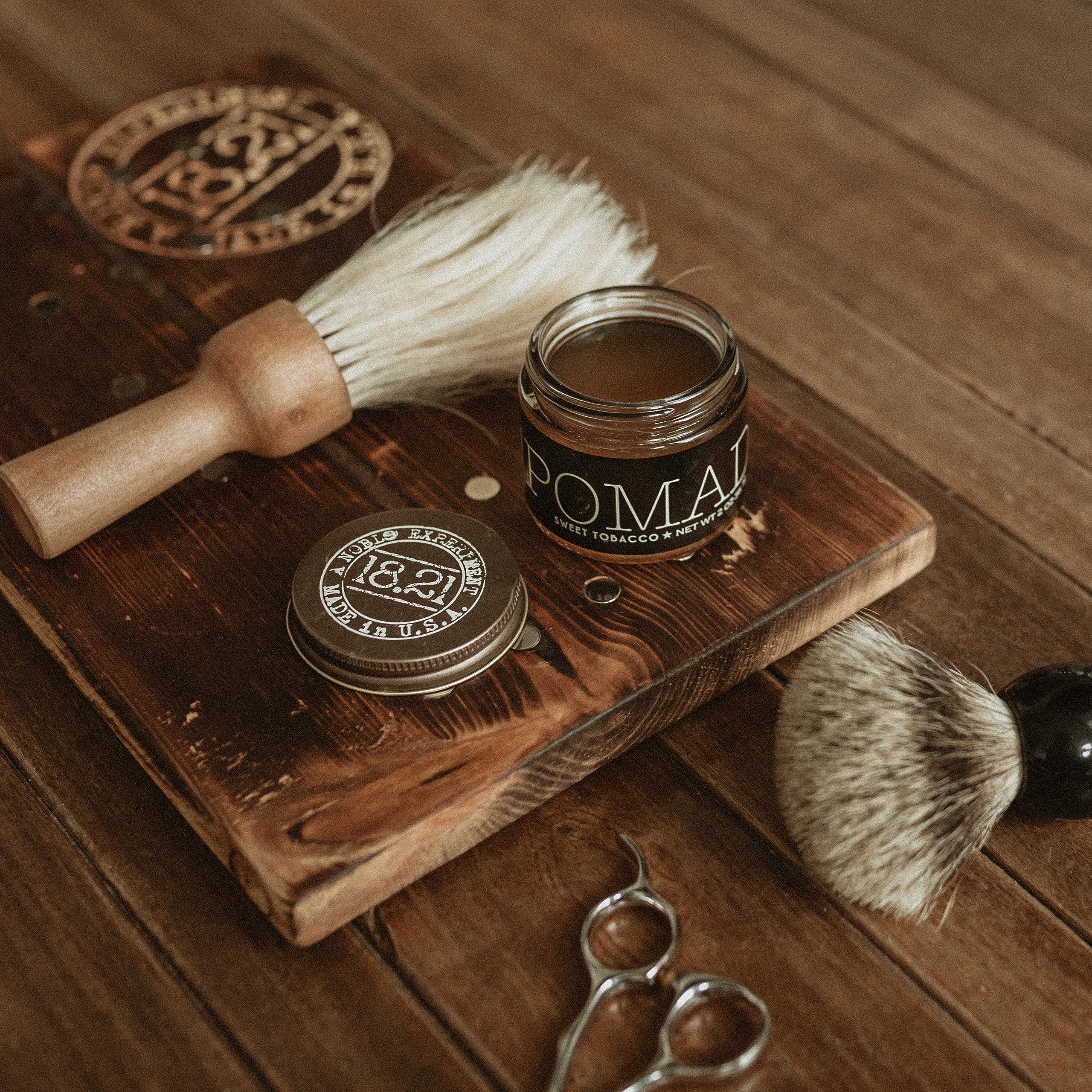 18.21 Man Made Hair Styling Product, 2oz. Original Sweet Tobacco Scent in Pomade with High Shine Finish - Image 6