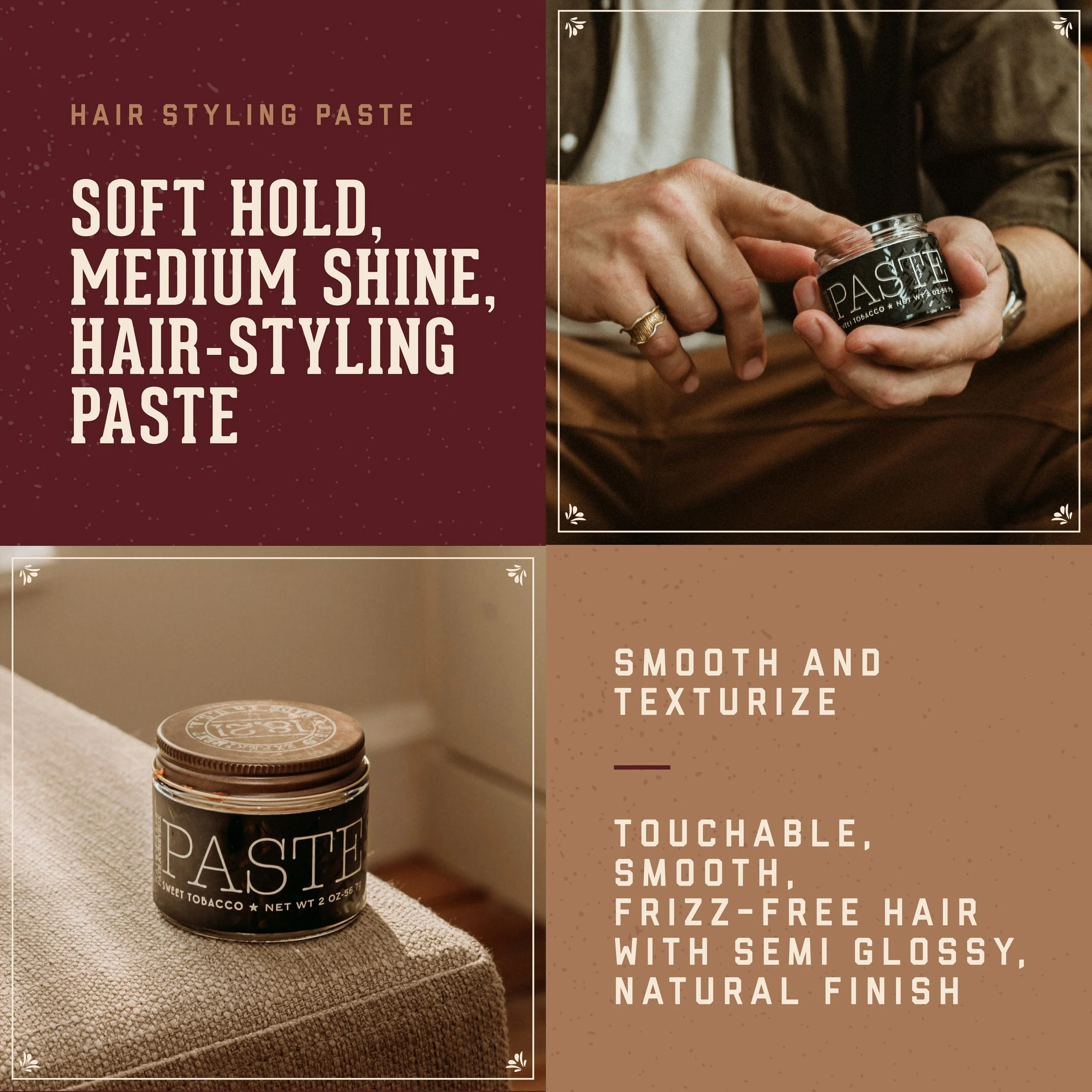 18.21 Man Made Man Styling Variety Pack Sweet Tobacco - Image 3