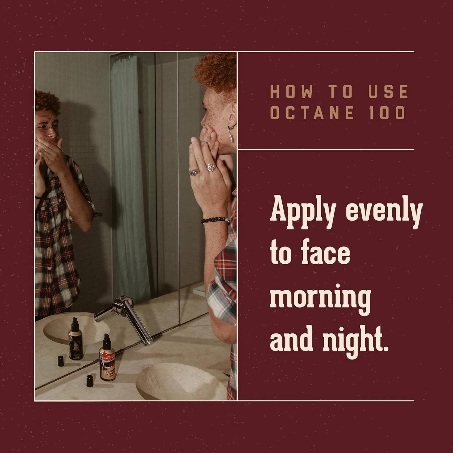 18.21 Man Made Original Sweet Tobacco Scent 3-in-1 Body Wash and Octane 300 Face Lotion 2-Pack Bundle, All Hair & Skin Types for Men, Strengthens and Moisturizes in a Manly Aroma - Image 4
