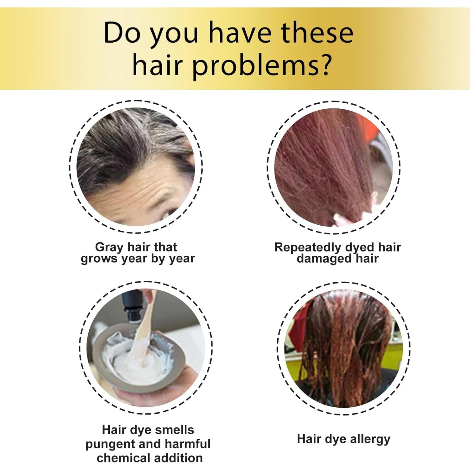 200 ML Natural Plant Bubble Hair Dye, for Grey Hair Color Dye Shampoo. - Image 5