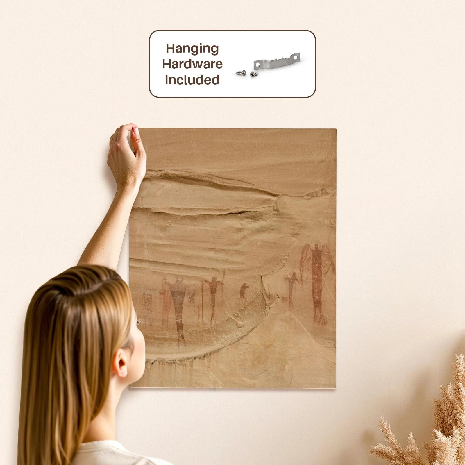 3dRose UT, Buckhorn Wash, pictographs, Alcove Paintings - US45 BJA0071 - Jaynes Gallery Museum Grade Canvas Wrap 16x20 - Image 5