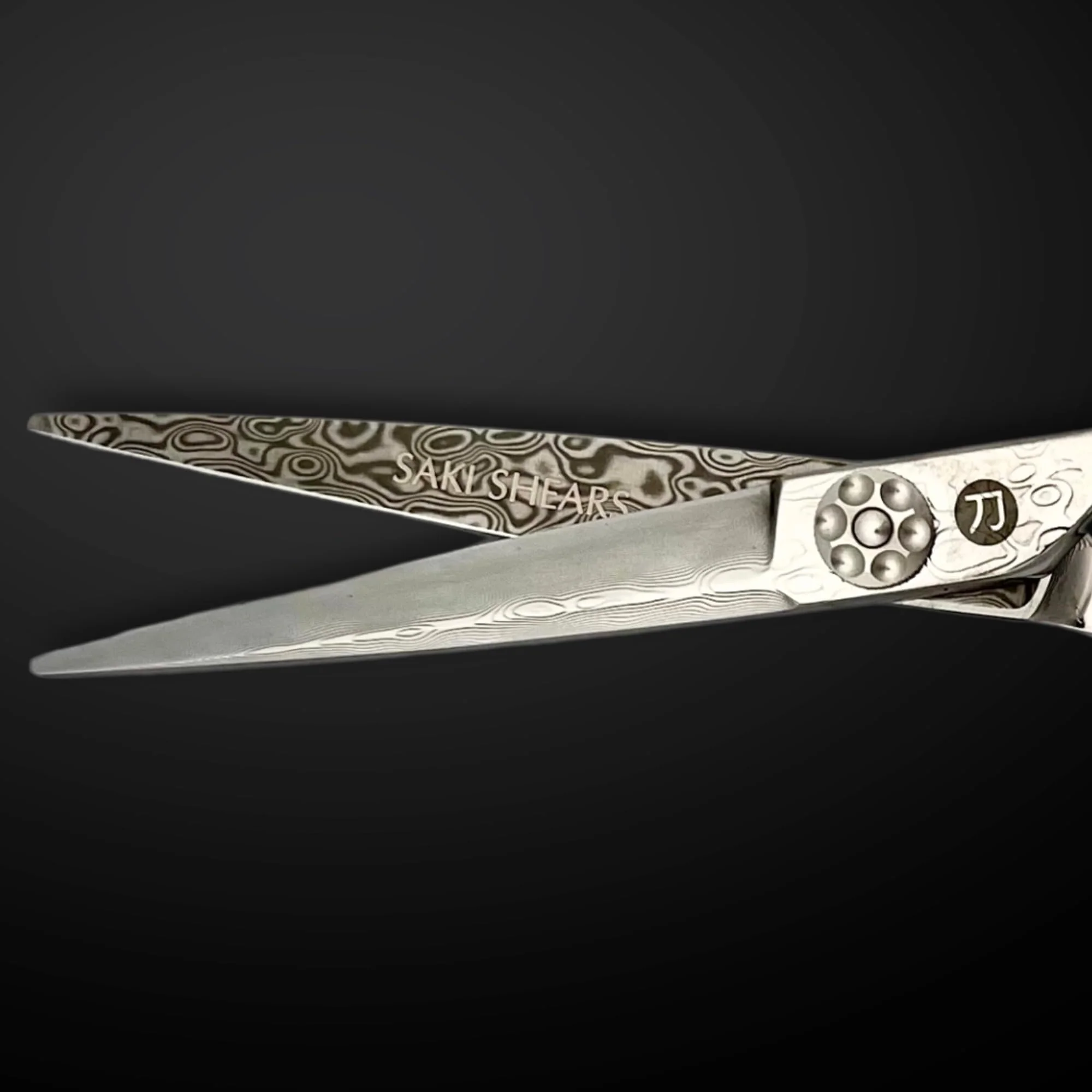 6 Inch Hair Cutting Shears Made From Damascus Steel - Saki Kanzen - For Professional Haircutting - Wet or Dry Hair - Image 4