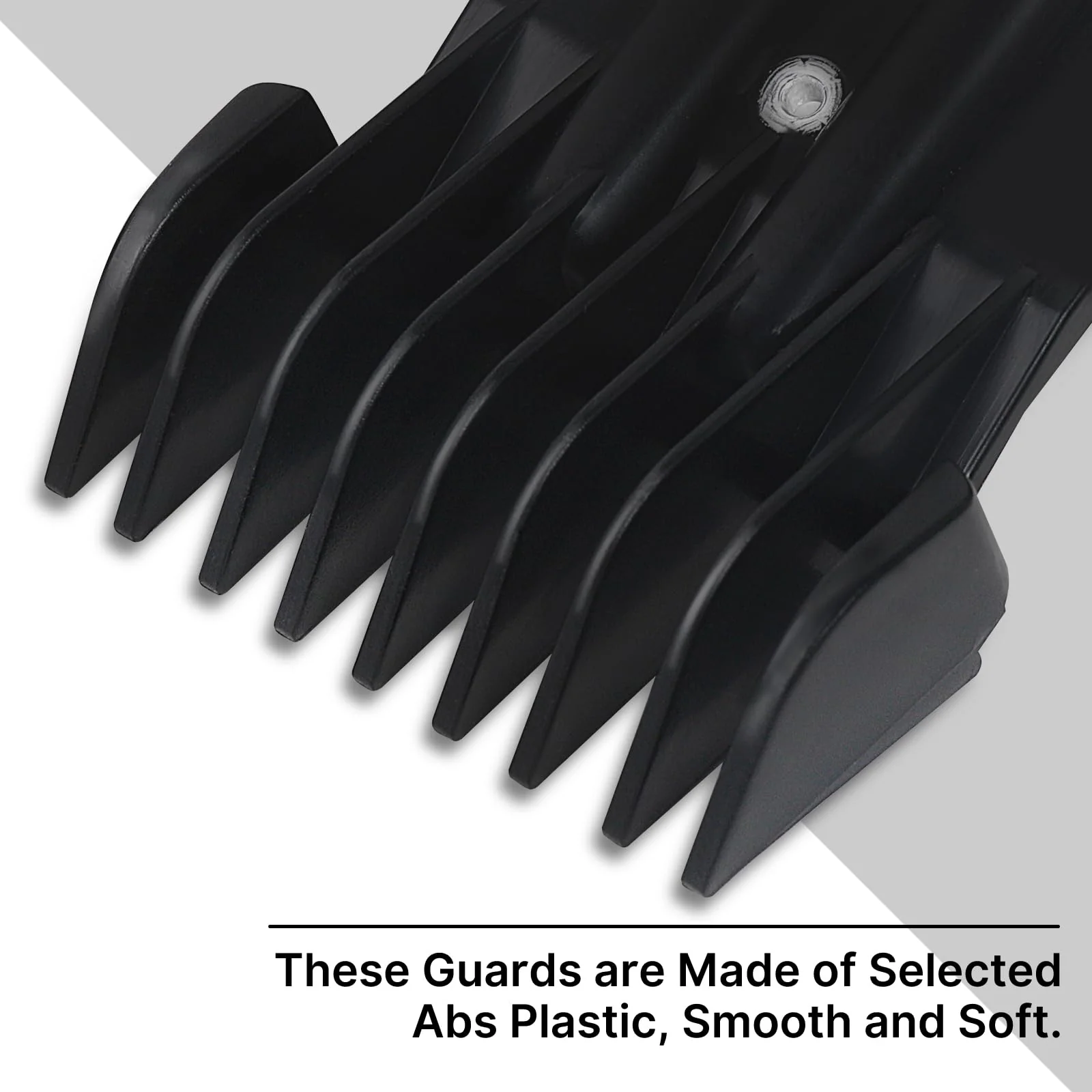 8 Pack Clipper Guards for Wahl Detailer & Andis T Outliner & BaByliss PRO, 1/32" to 11/4" Universal Hair Clipper Guards Set, Snap-on Blade Attachment Combs with Springs for Most Hair Clippers, Black - Image 5