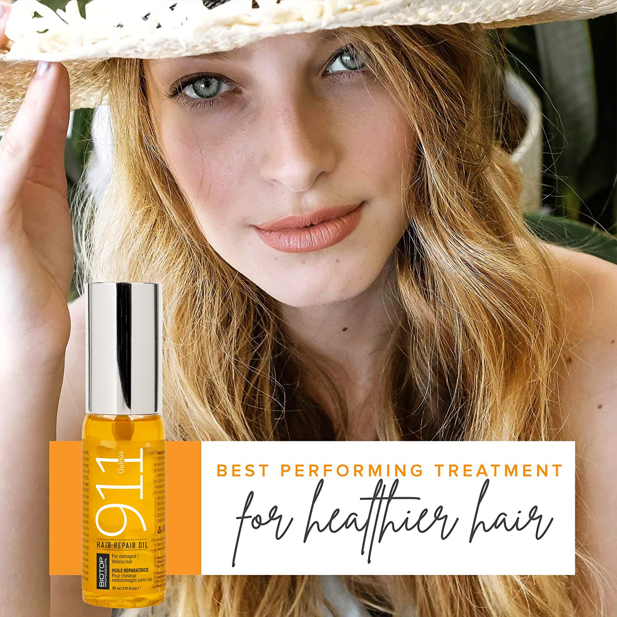 911 Quinoa Hair Repair Oil 1.01 fl oz – Biotop Professional - Image 7