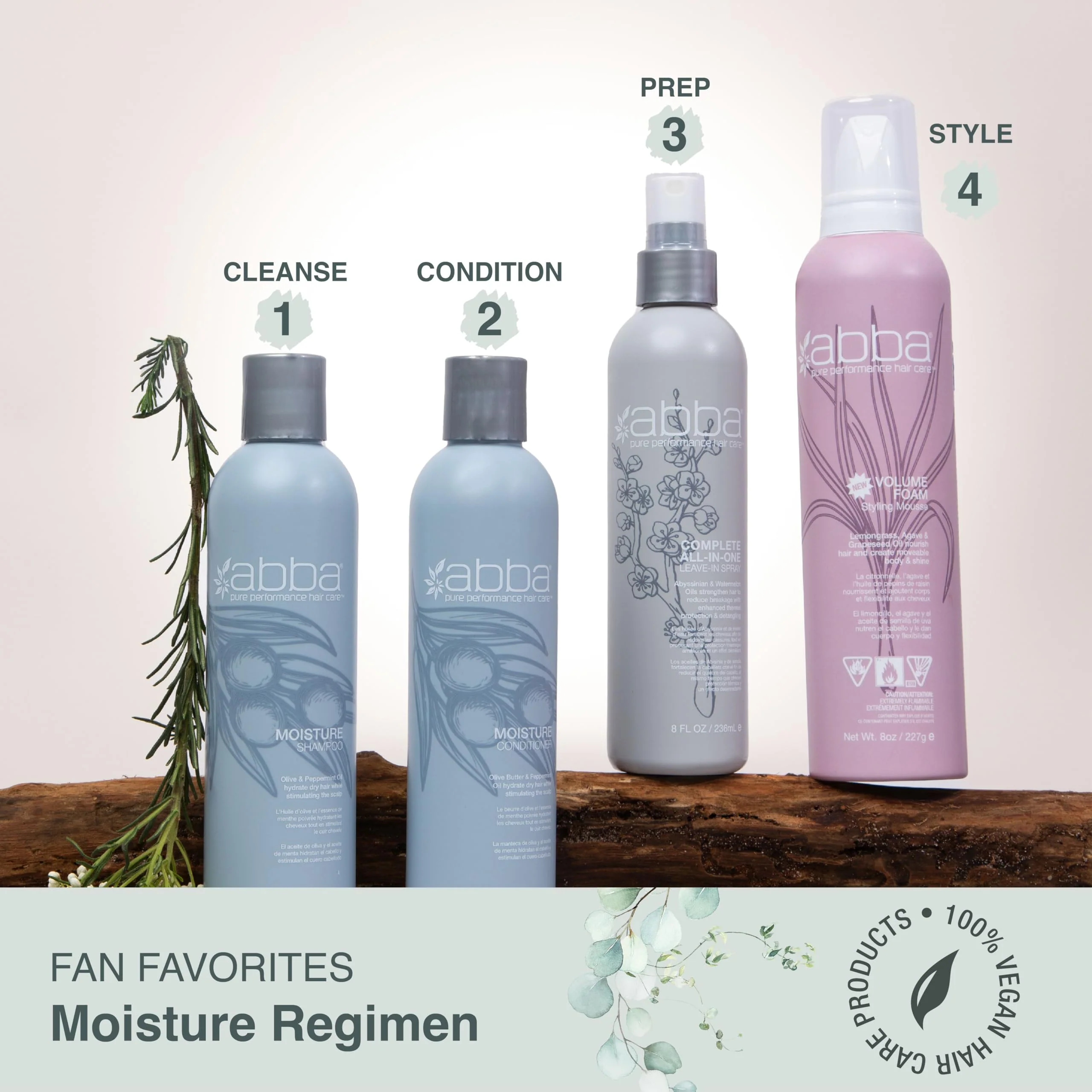 ABBA Moisture Conditioner, Olive Butter & Peppermint Oil, 32 Fl Oz - Image 3