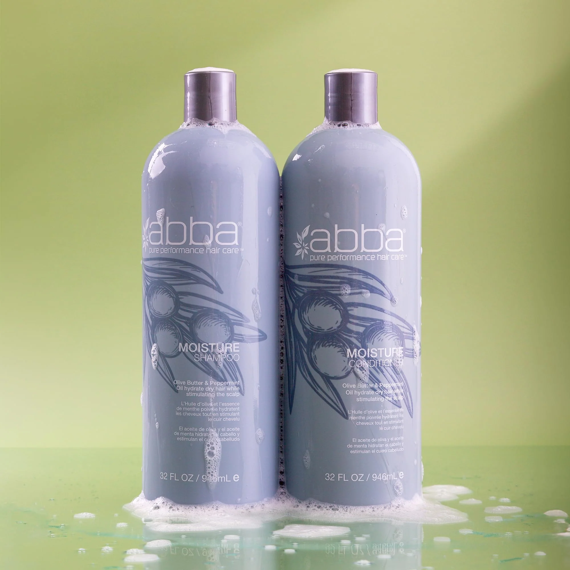 ABBA Moisture Conditioner, Olive Butter & Peppermint Oil, 32 Fl Oz - Image 6