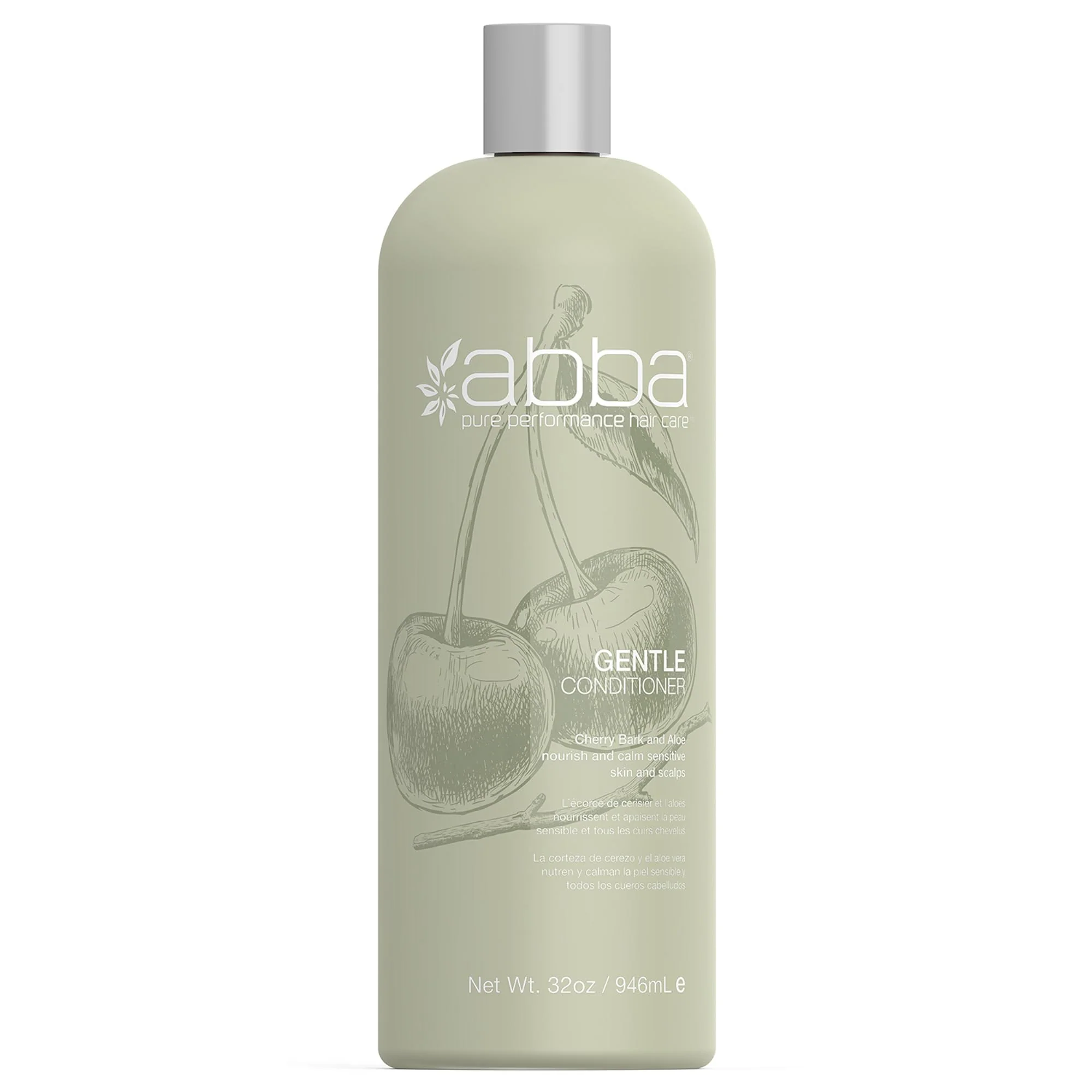 ABBA - Pure Gentle Condtioner - Cherry Bark & Aloe, 32 fl oz - Image 2