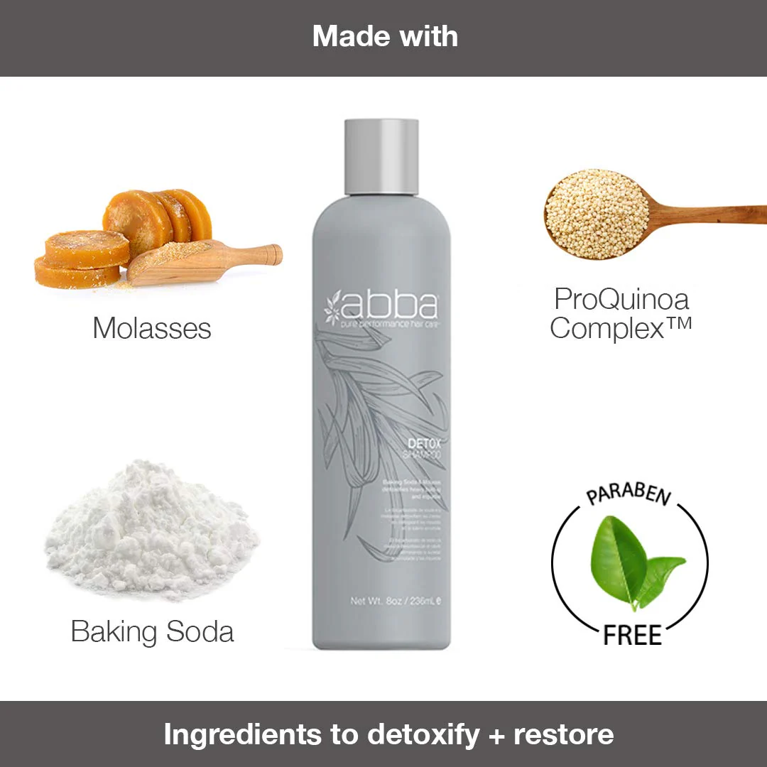 ABBA- Pure Specialty Detox Shampoo - Molasses, 8 fl oz - Image 4