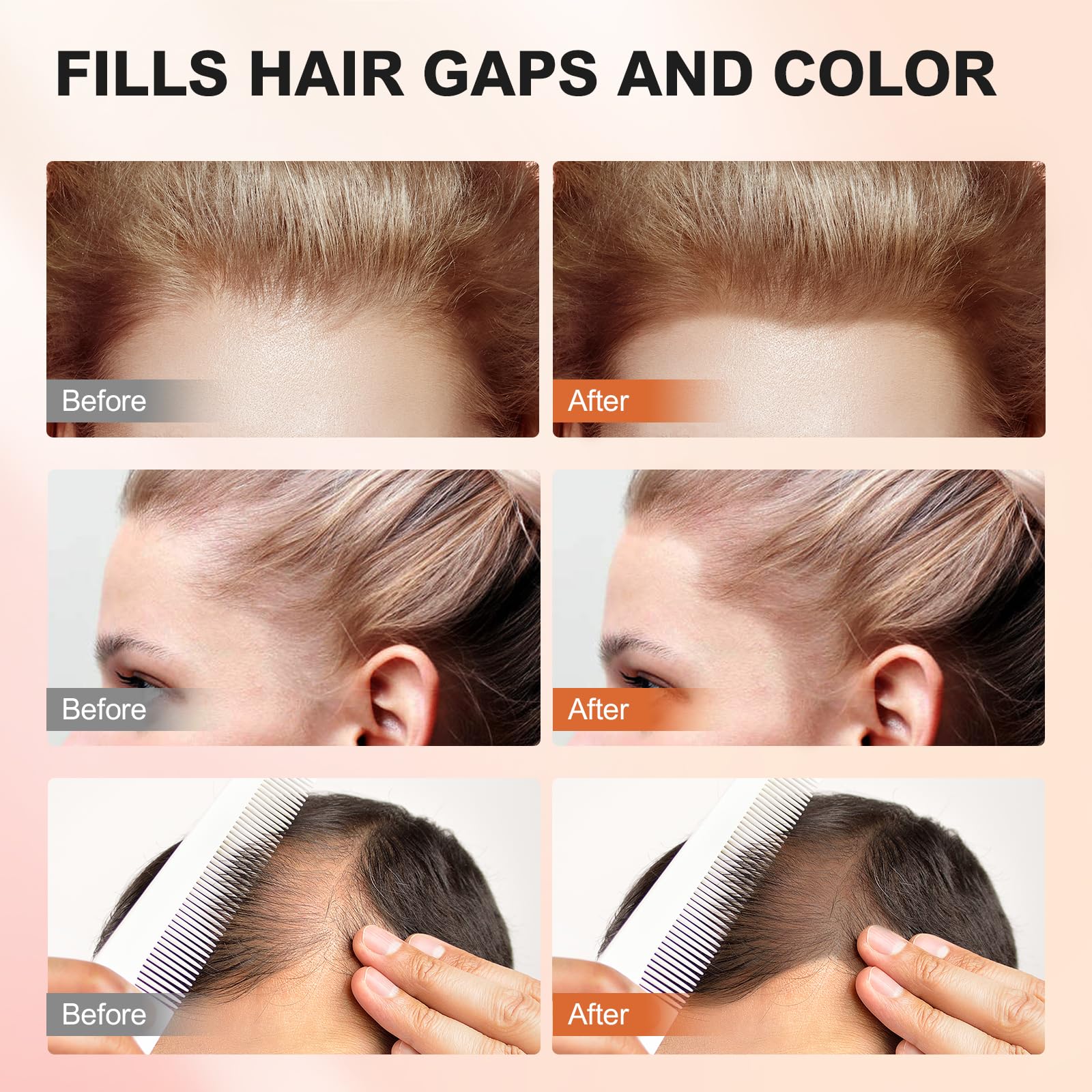 Acosexy Root Touch Up Powder - Instant Gray Hair Coverage for Hairline, Eyebrows, Men's Beard, and Bald Spots - Image 6