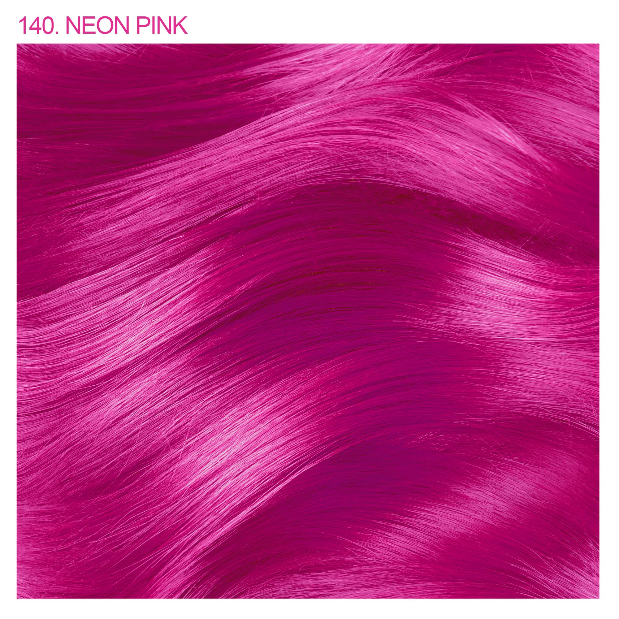 Adore Semi Permanent Hair Color - Vegan and Cruelty-Free Hair Dye - 4 Fl Oz - 140 Neon Pink (Pack of 1) - Image 3