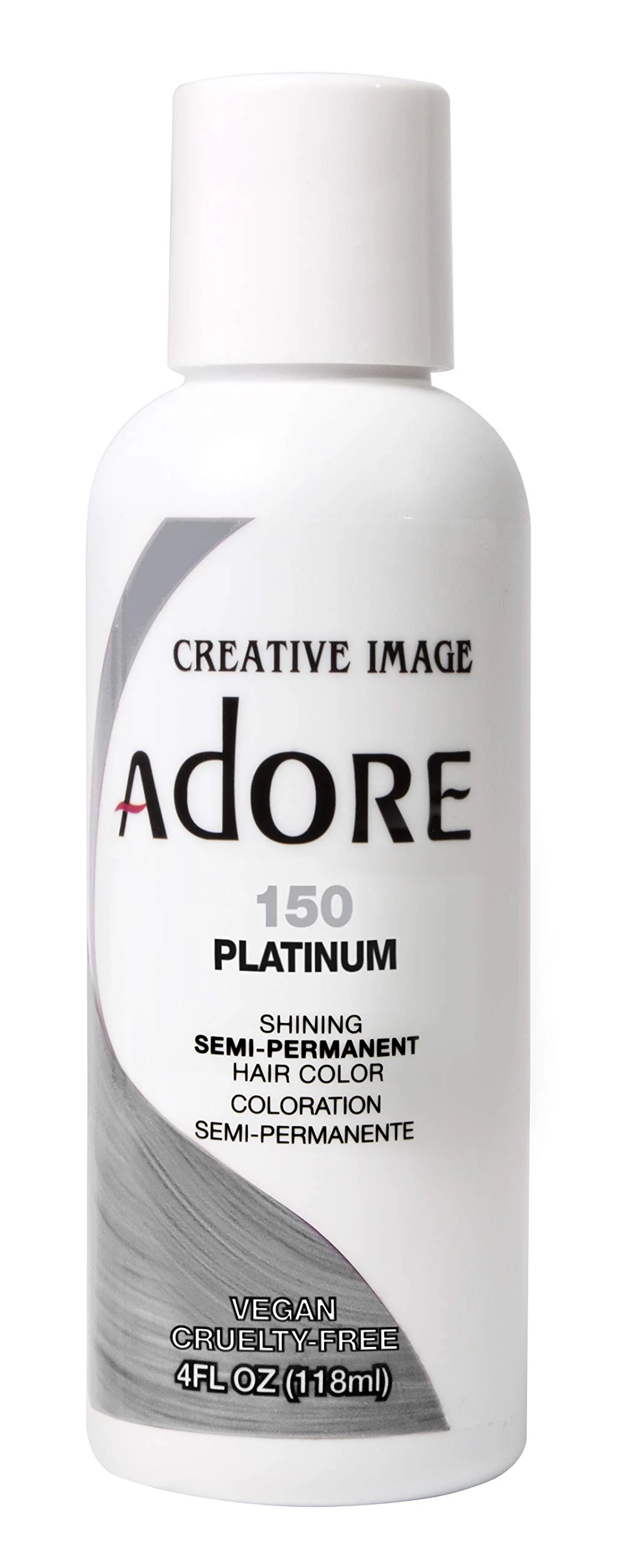 Adore Semi Permanent Hair Color - Vegan and Cruelty-Free Hair Dye - 4 Fl Oz - 150 Platinum (Pack of 3) - Image 2