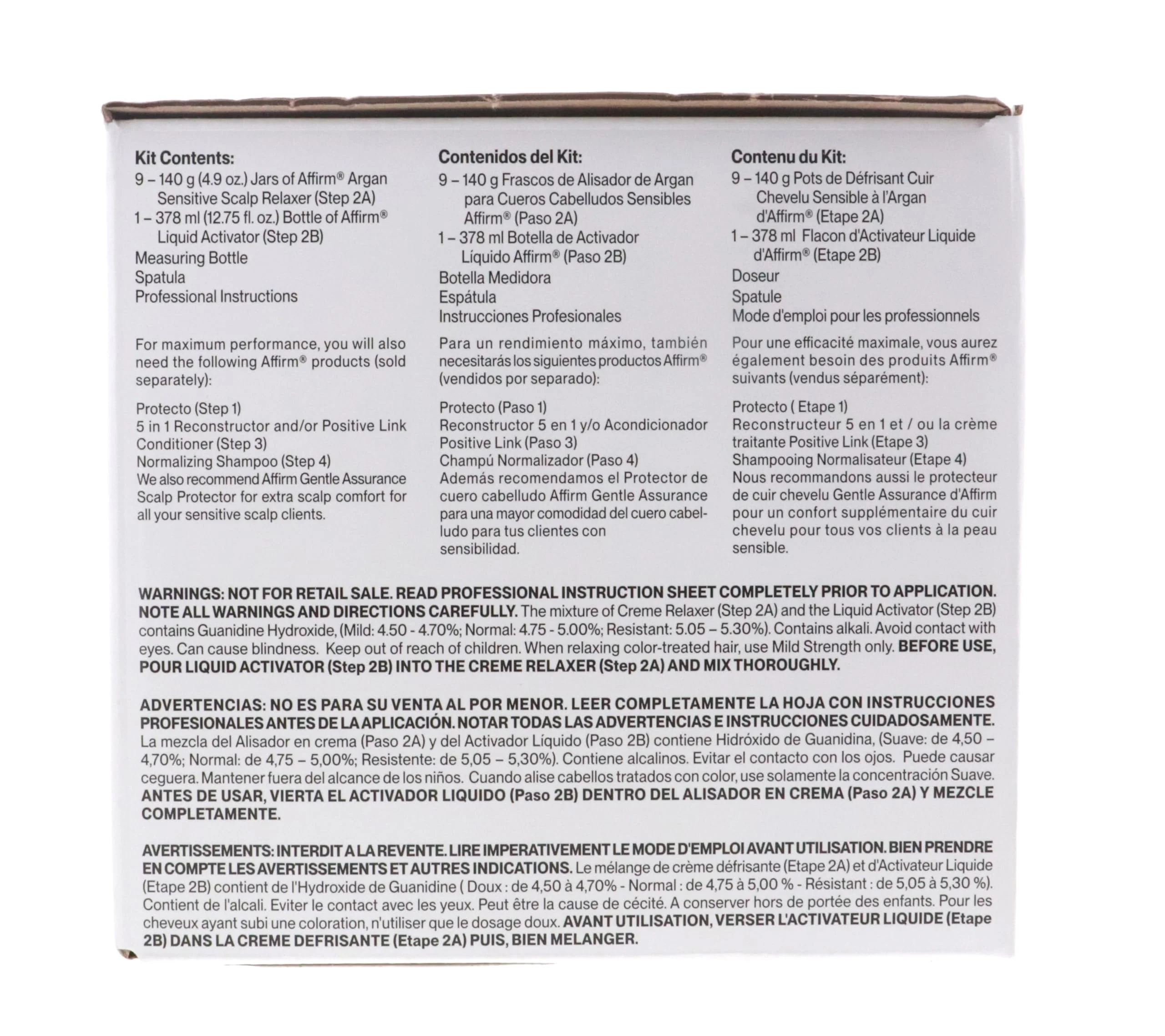 AFFIRM CONDITIONING RELAXER SYSTEM SENSITIVE SCALP CREME RELAXER 9 APPLICATIONS by AVLON AFFIRM - Image 3
