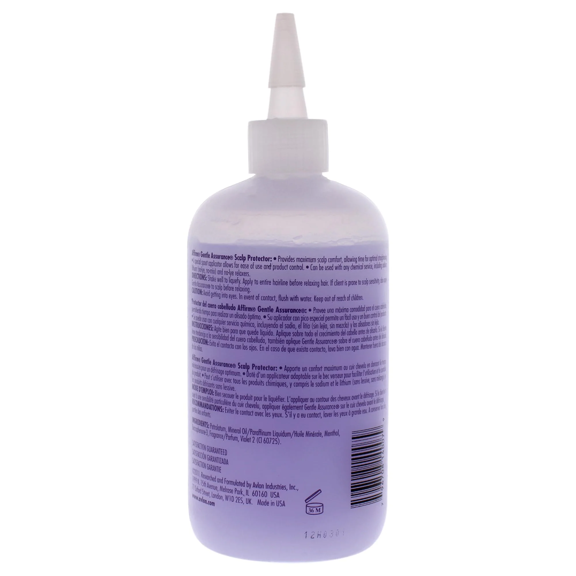 Affirm Sensitive Gentle Assurance Scalp Protector by Avlon for Unisex - 11 oz Protector - Image 5