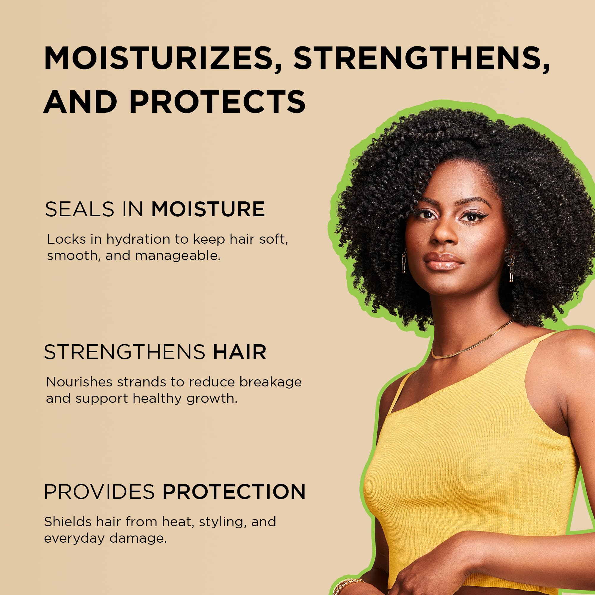 African Pride Moisture Miracle 5 Essential Hair Oils with Vitamin E | Moisture, Shine, Protection, and Growth | Argan, Castor, Grapeseed, Coconut, and Olive Oil | 8 oz - Image 3