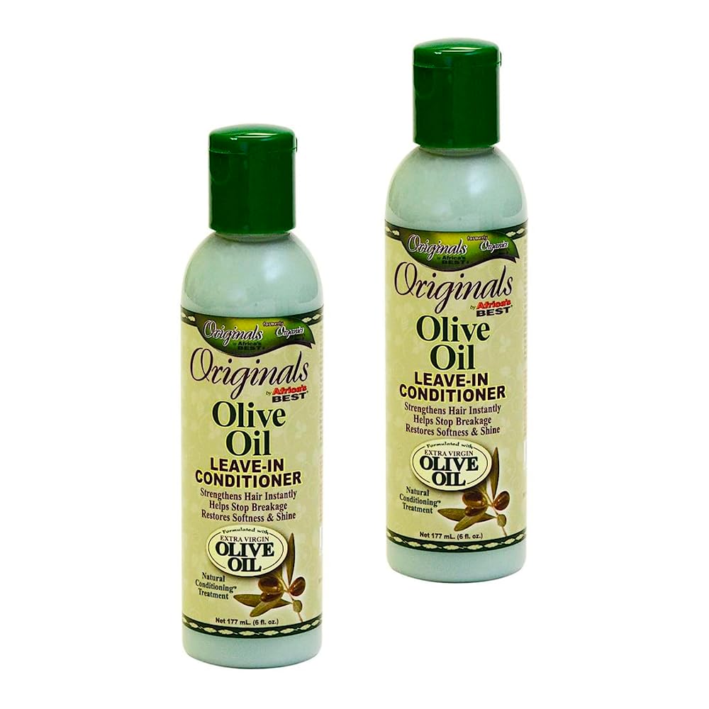 Africas Best Conditioner Originals Olive Oil Leave-In 6 Ounce (177ml) (2 Pack) - Image 3