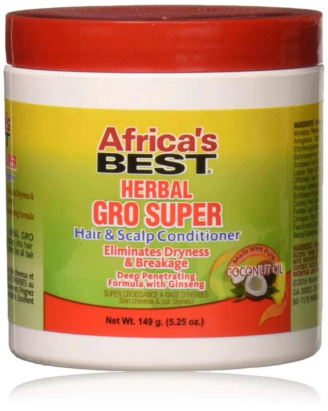 Africas Best Gro Herbal Super 5.25 Ounce Jar (155ml) - Image 2
