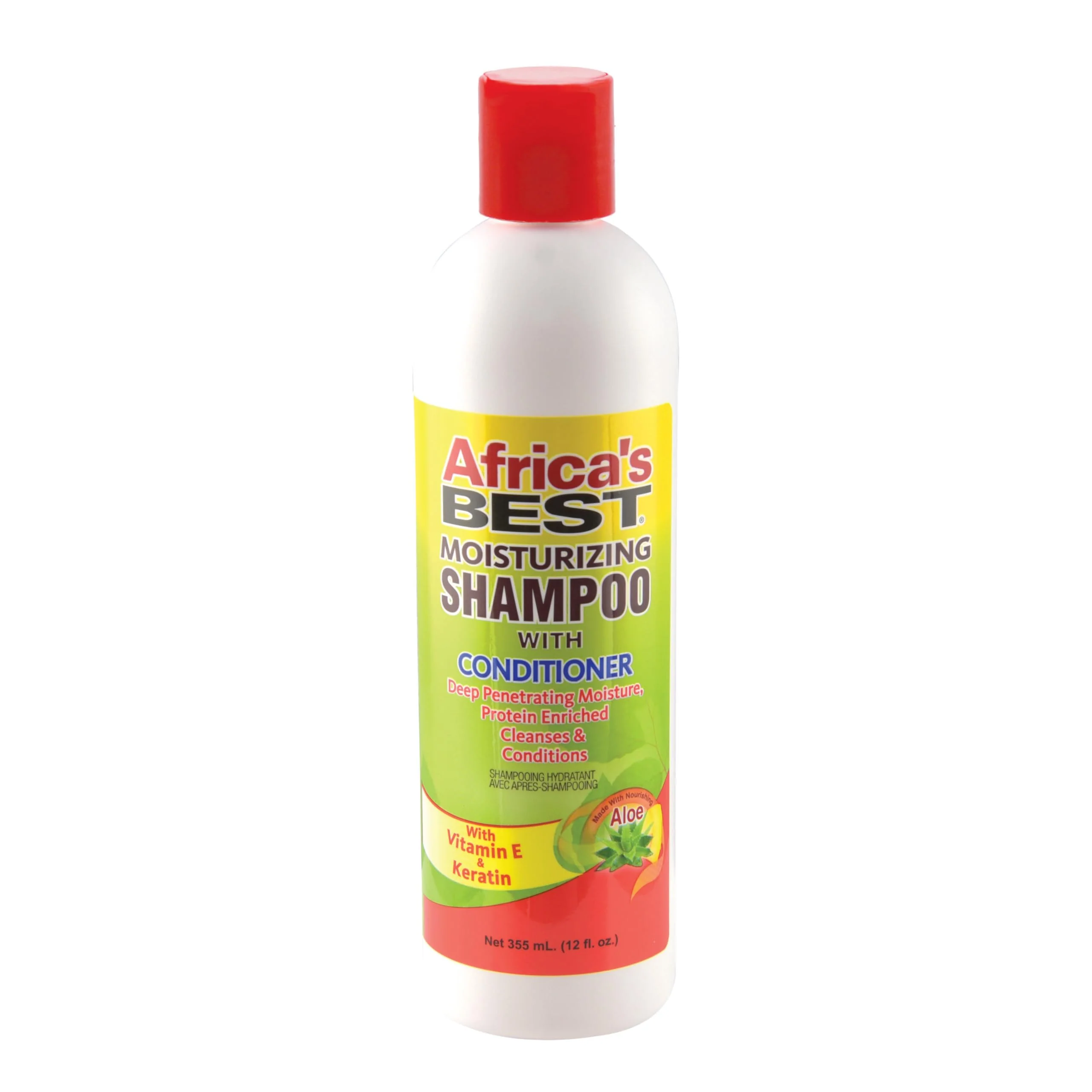 Africa's Best Moisturizing Shampoo With Conditioner, 12 Oz,Green,1-108-12-1200 - Image 2