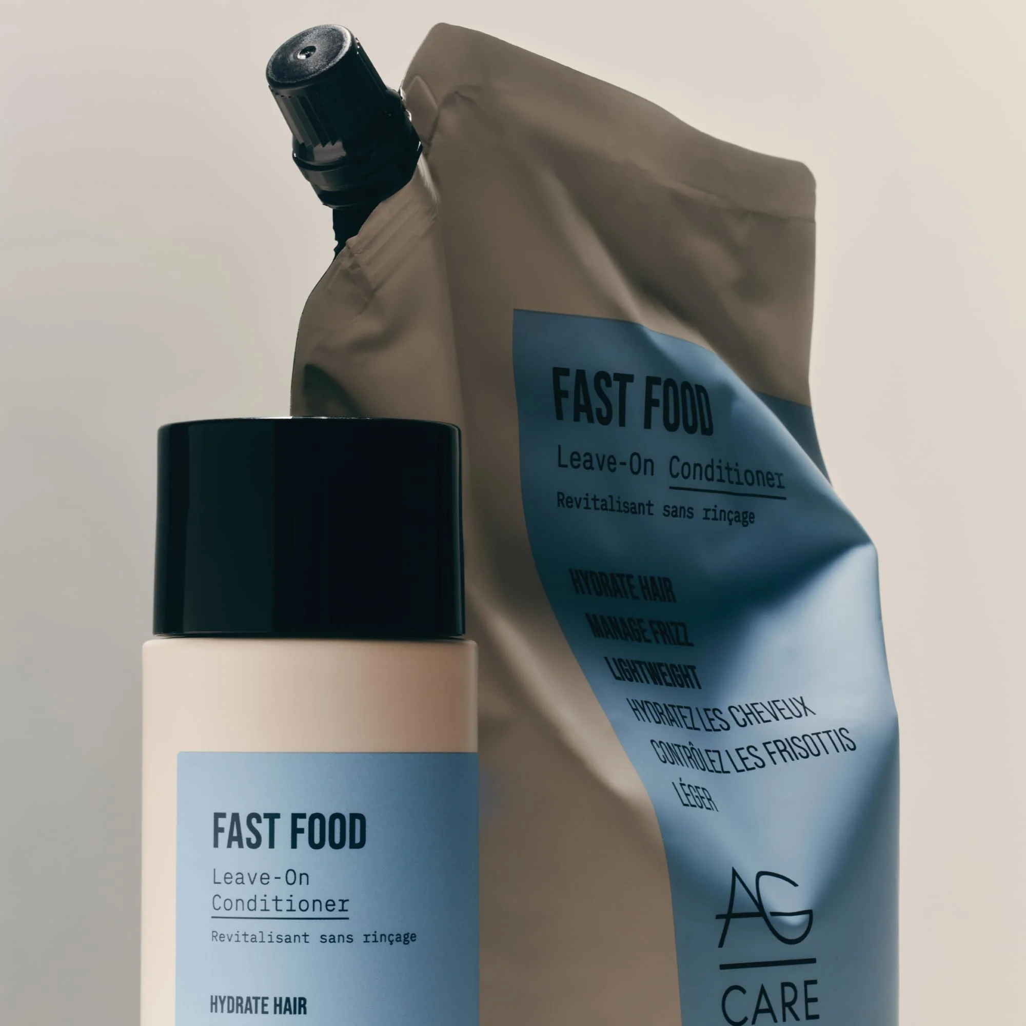AG Care Fast Food Leave On Conditioner, 8 Fl Oz, White - Image 8