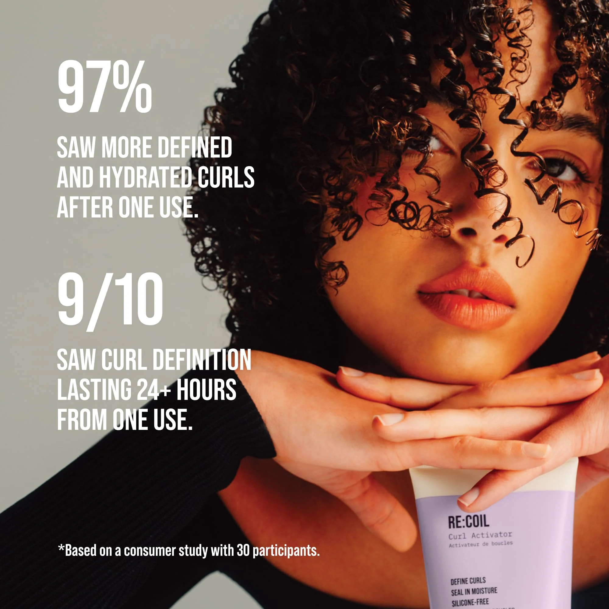 AG Care Re:Coil Curl Activator Curl Cream Award-Winning Curl Creating Complex - Ultra-Nourishing Curly Hair Cream for Defined, Healthy Curls, 24 Fl Oz - Image 7
