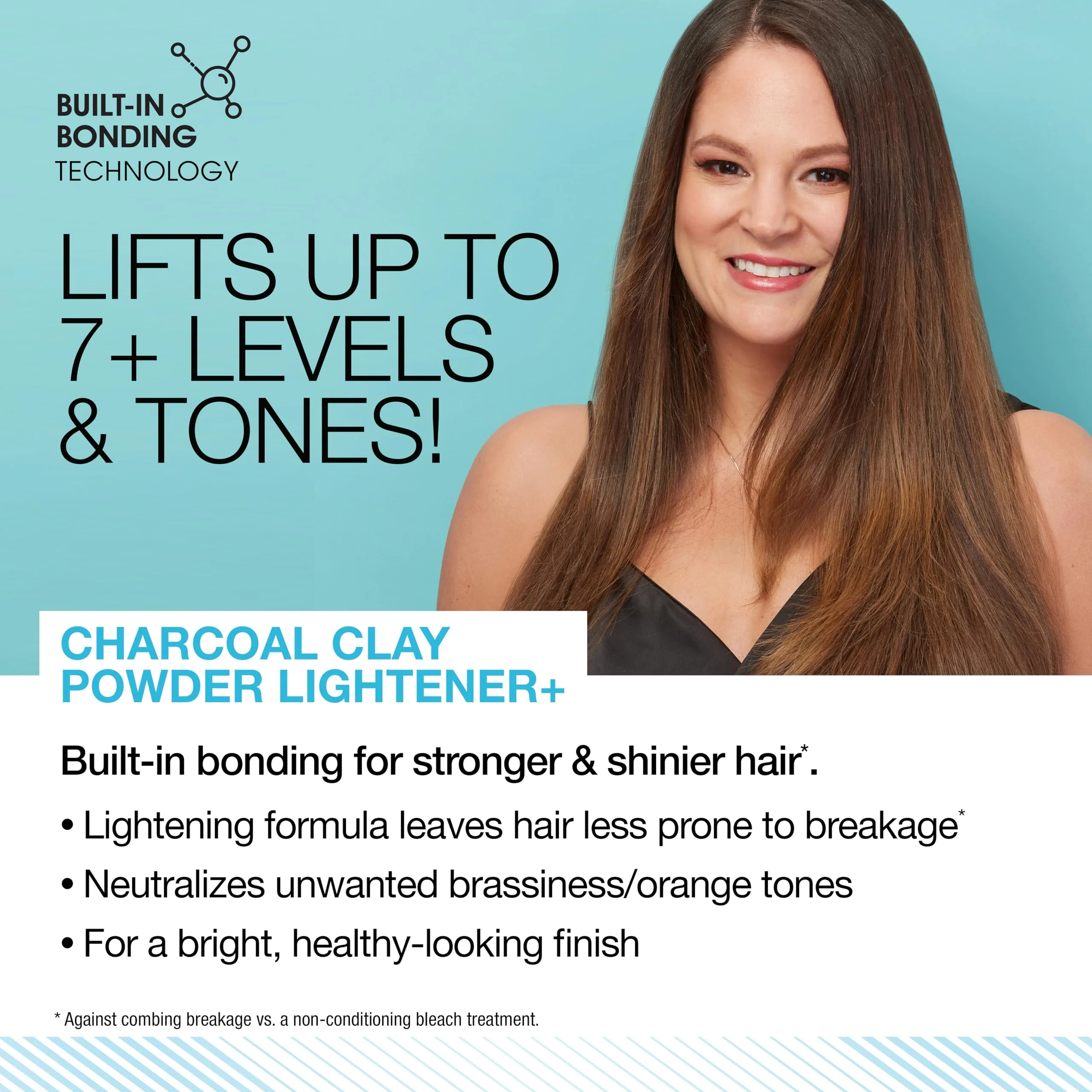 AGE beautiful Charcoal Clay Powder Hair Lightener with Ultra Bond Building | Strengthens, Protects & Nourishes | Lifts up to 7+ Levels | Lightens & Tones in One-Step | 1 Oz - Image 2