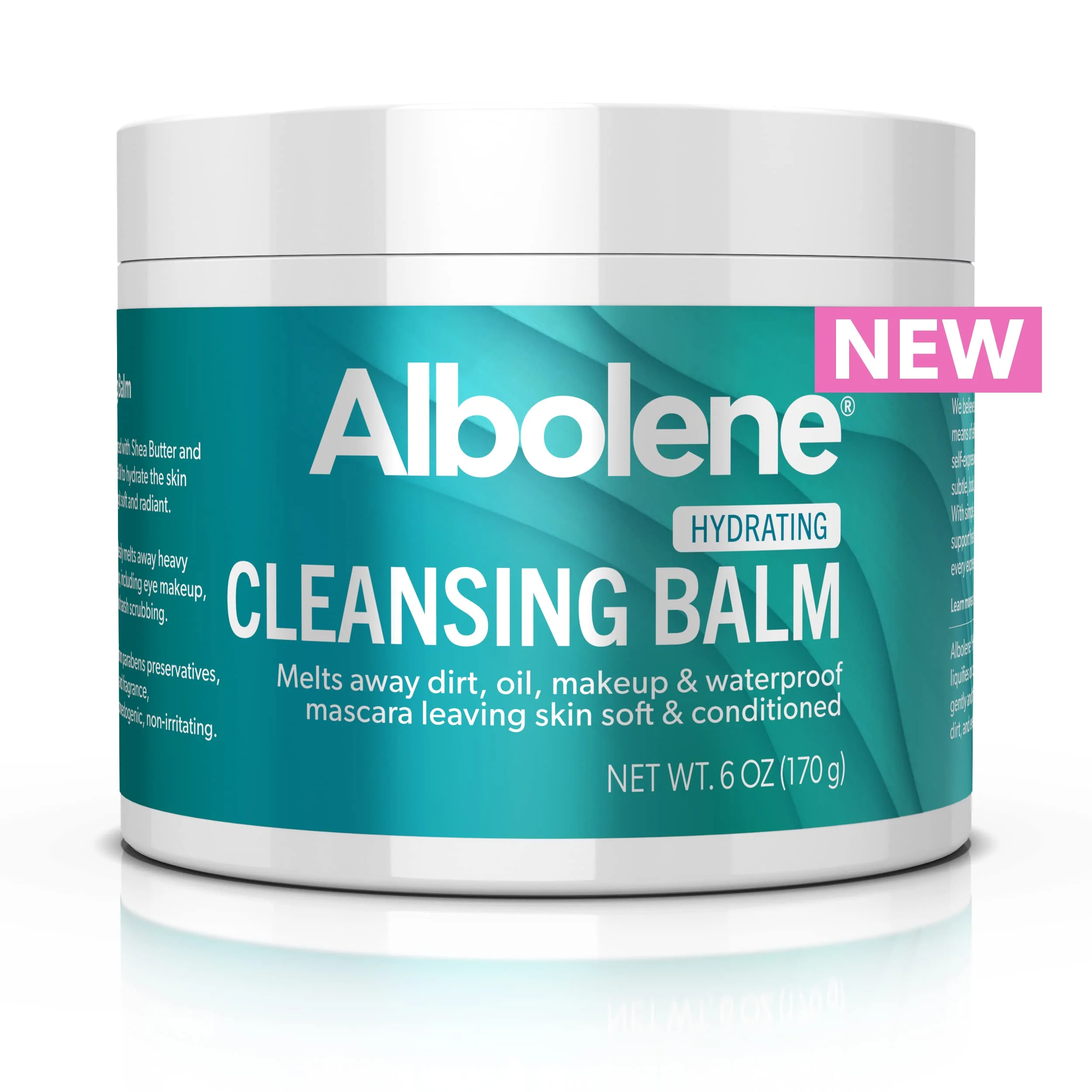 Albolene Cleansing Balm - Hydrating Makeup Remover & Face Wash with Shea Butter & Jojoba Oil - Gently Dissolves Waterproof Makeup - Fragrance-Free - Dermatologist-Developed - 6 oz (Pack of 1) - Image 2