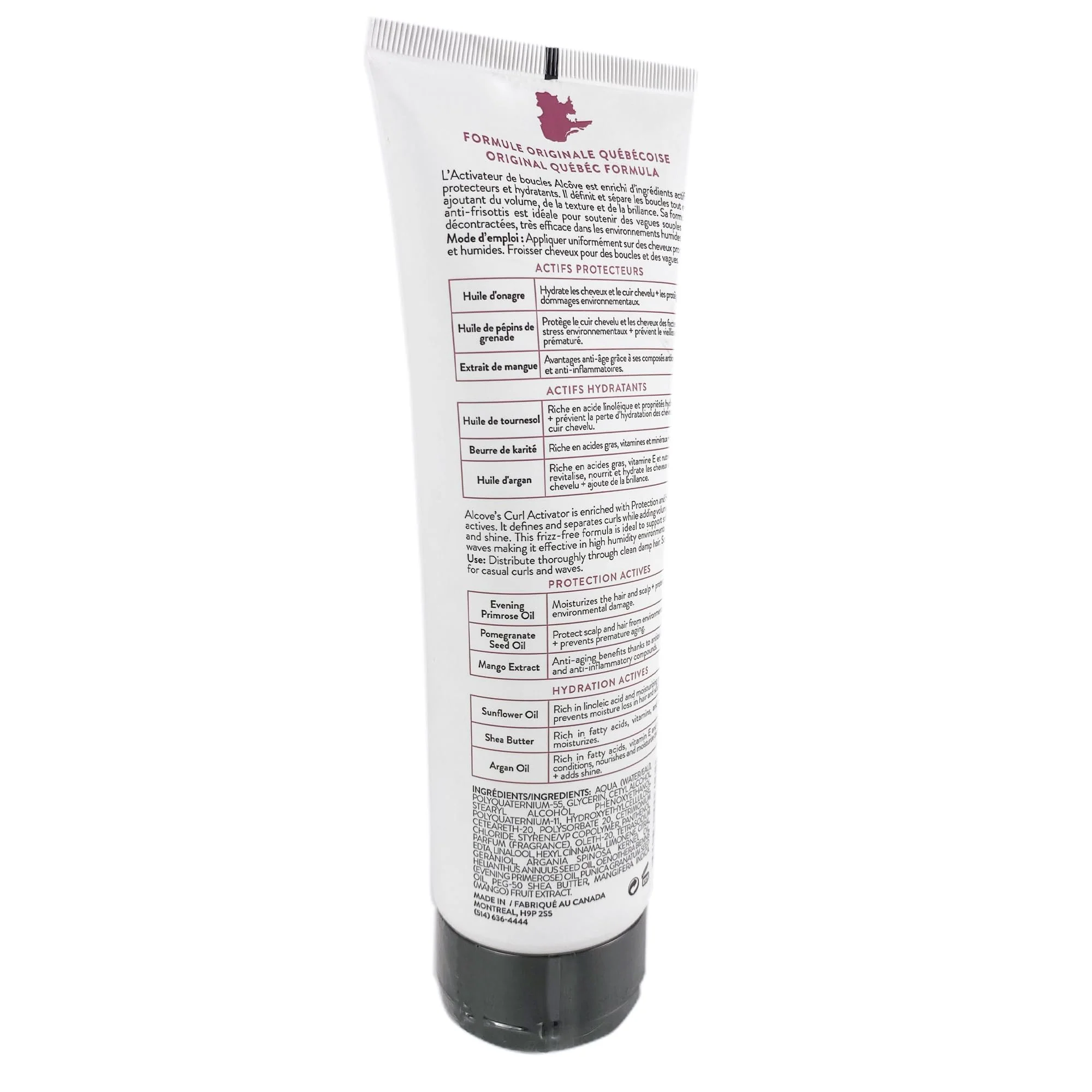 Alcôve - Curl Activator for Curly Hair - Argan Oil, Pomegranate Seed & Mango Extract - Defining Cream for Wavy Hair - Anti Frizz - Moisturizing - Effective in High Humidity - 8.5oz - Image 8