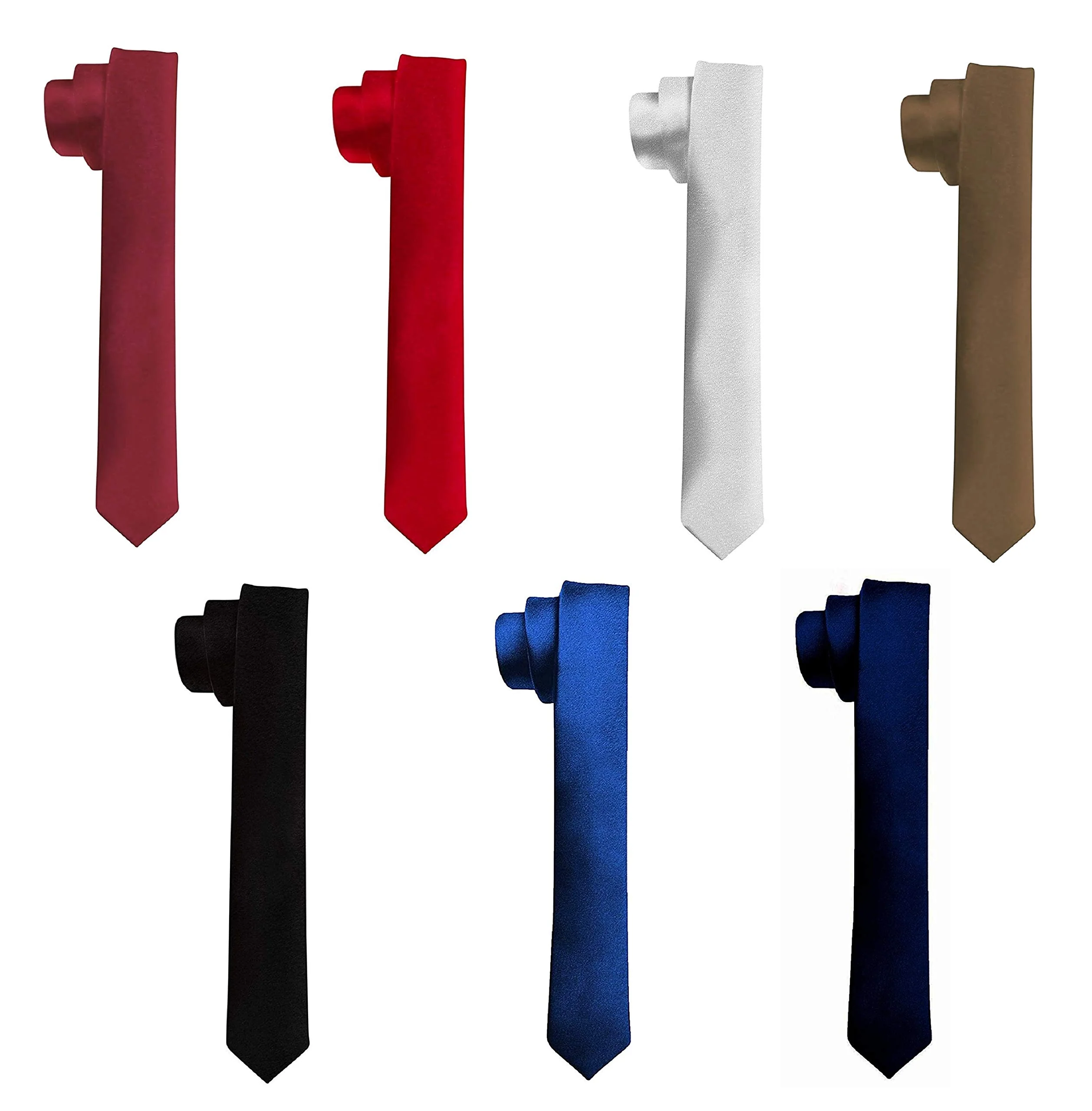 Alcove Men's/Boys Slim Tie For Party And Occasions, Multicolour, Free Size