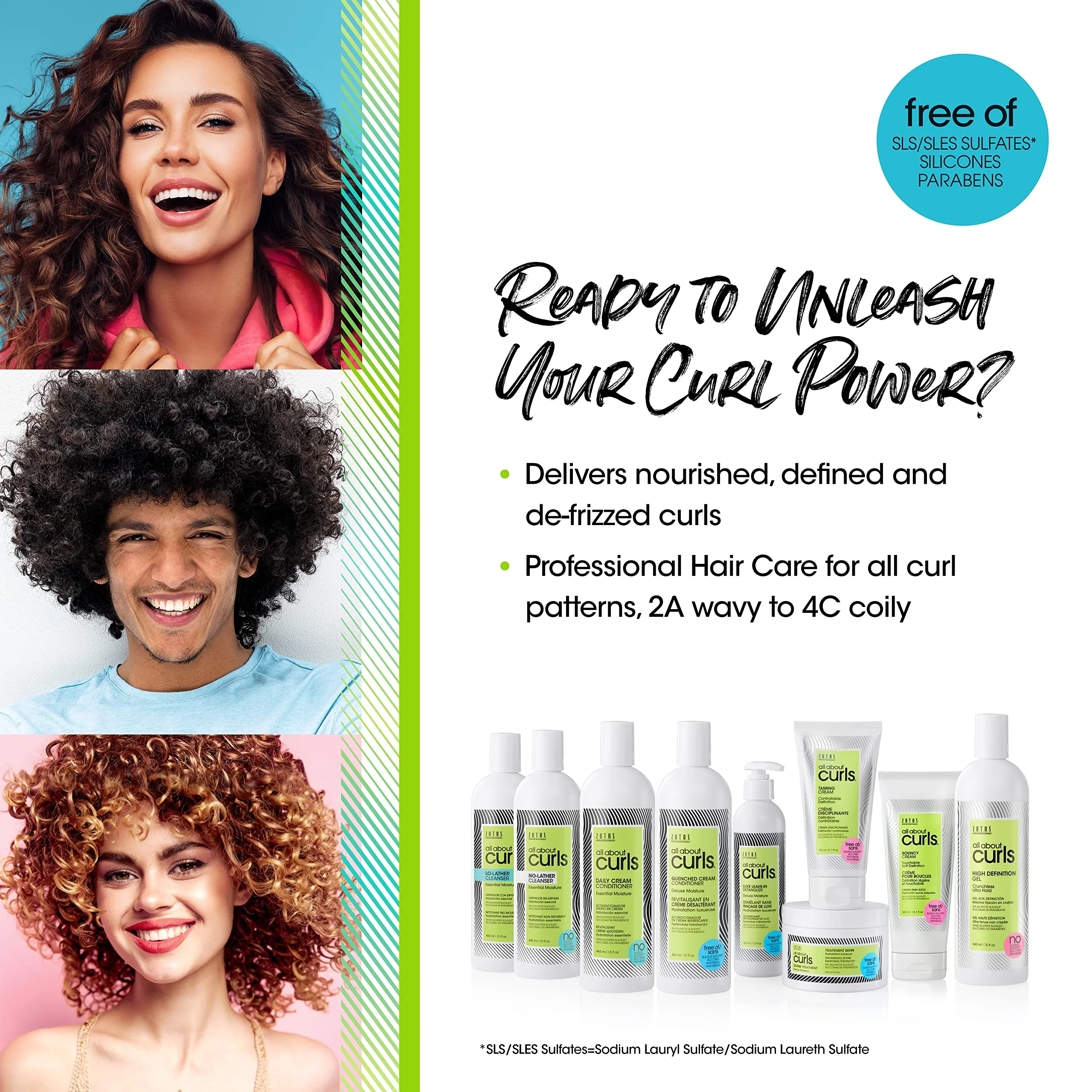 ALL ABOUT CURLS High Definition Gel | Crunchless Ultra Hold | Define, Moisturize, De-Frizz | All Curly Hair Types | Vegan & Cruelty Free | Sulfate Free | 15 Fl Oz - Image 5