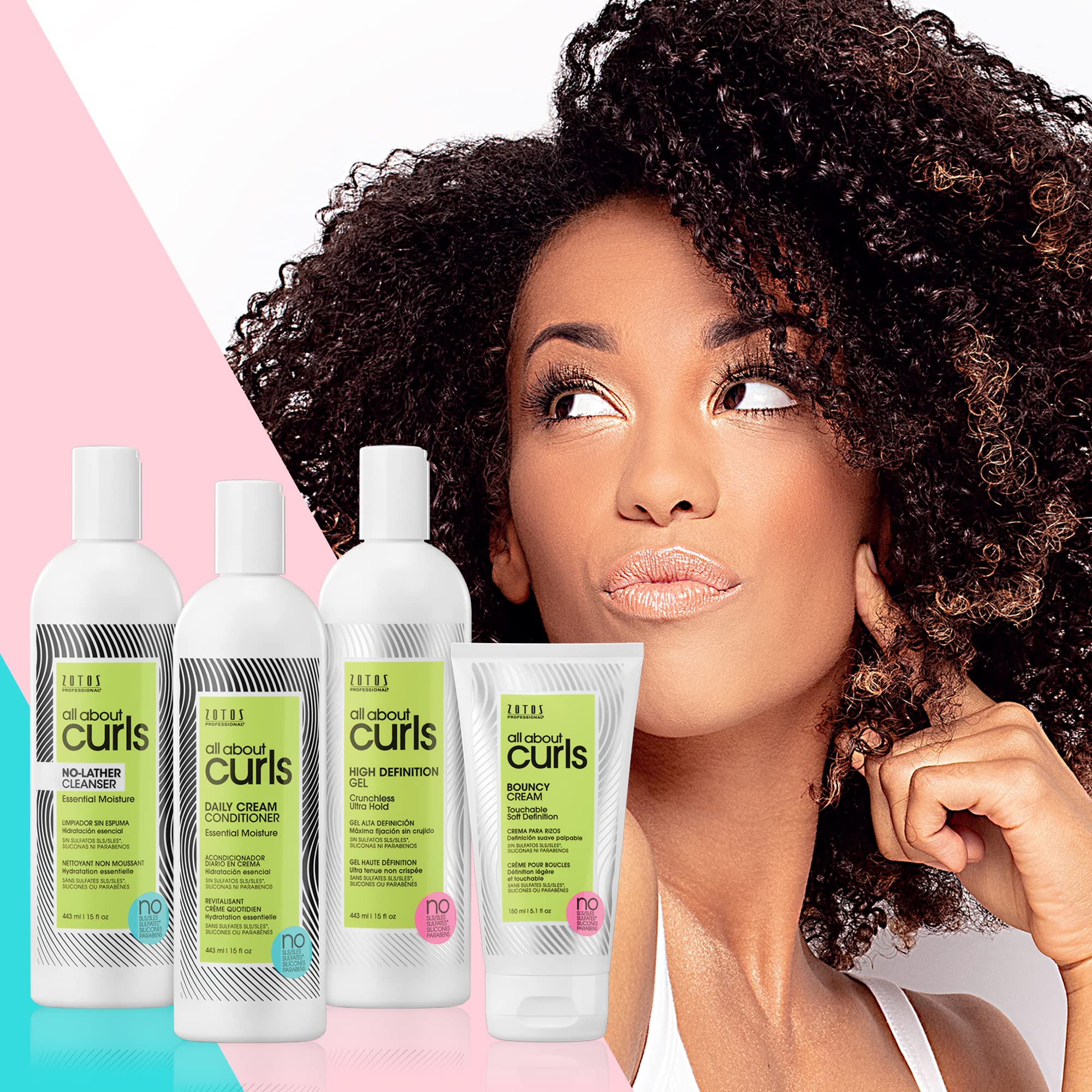 ALL ABOUT CURLS High Definition Gel | Crunchless Ultra Hold | Define, Moisturize, De-Frizz | All Curly Hair Types | Vegan & Cruelty Free | Sulfate Free | 15 Fl Oz - Image 7