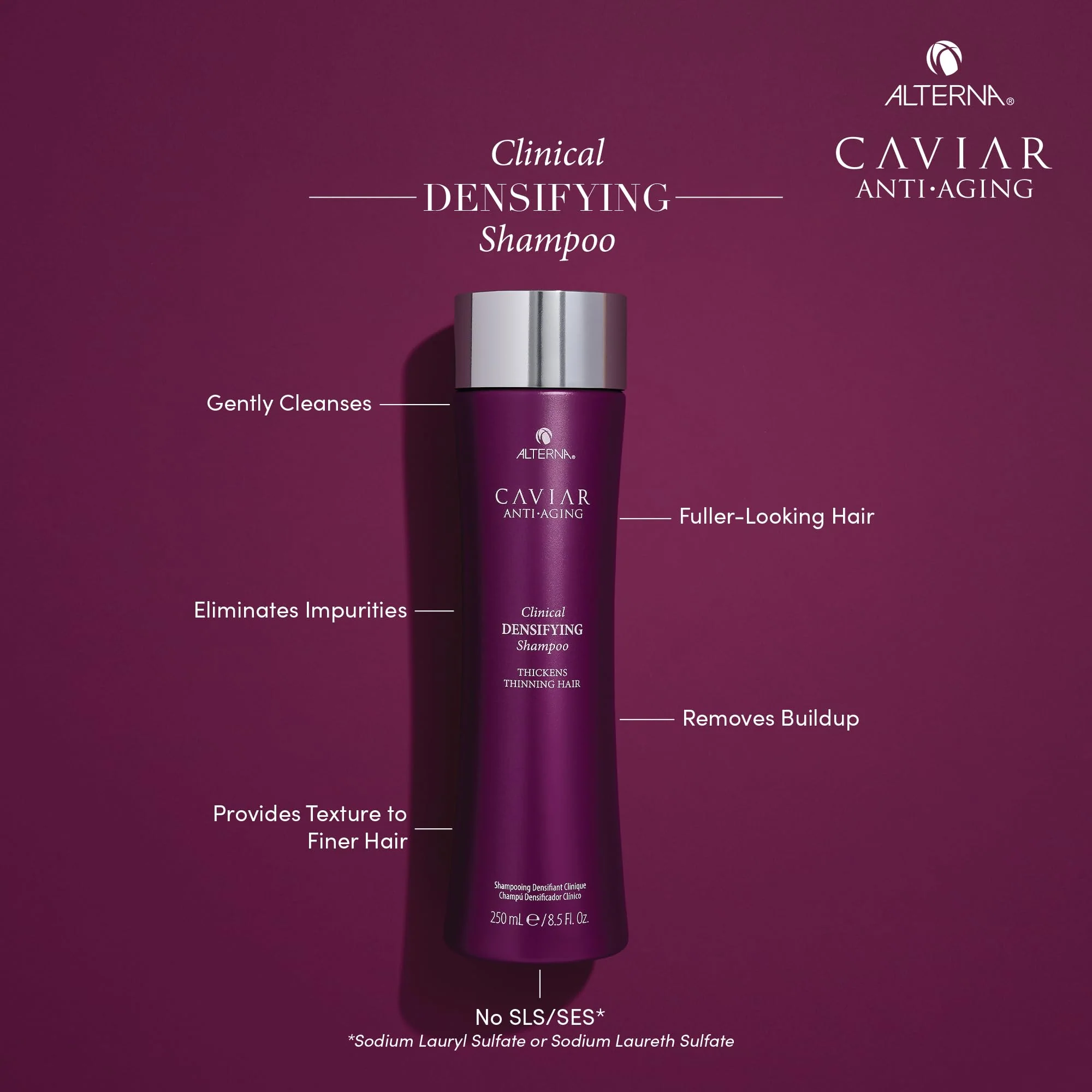 Alterna Caviar Anti-Aging Clinical Densifying Shampoo, 8.5 Fl Oz (Pack of 2) - Image 2