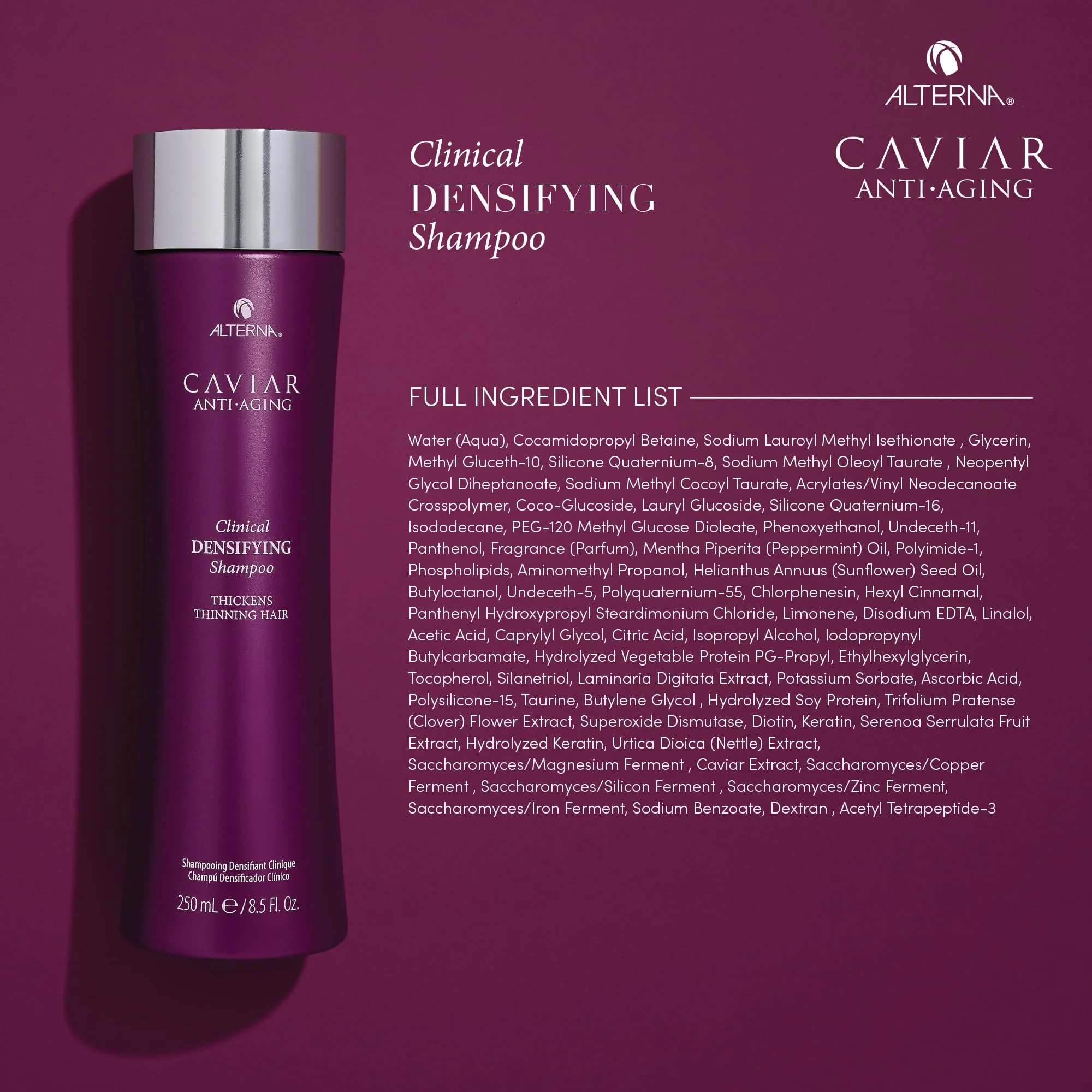 Alterna Caviar Anti-Aging Clinical Densifying Shampoo, 8.5 Fl Oz (Pack of 2) - Image 3
