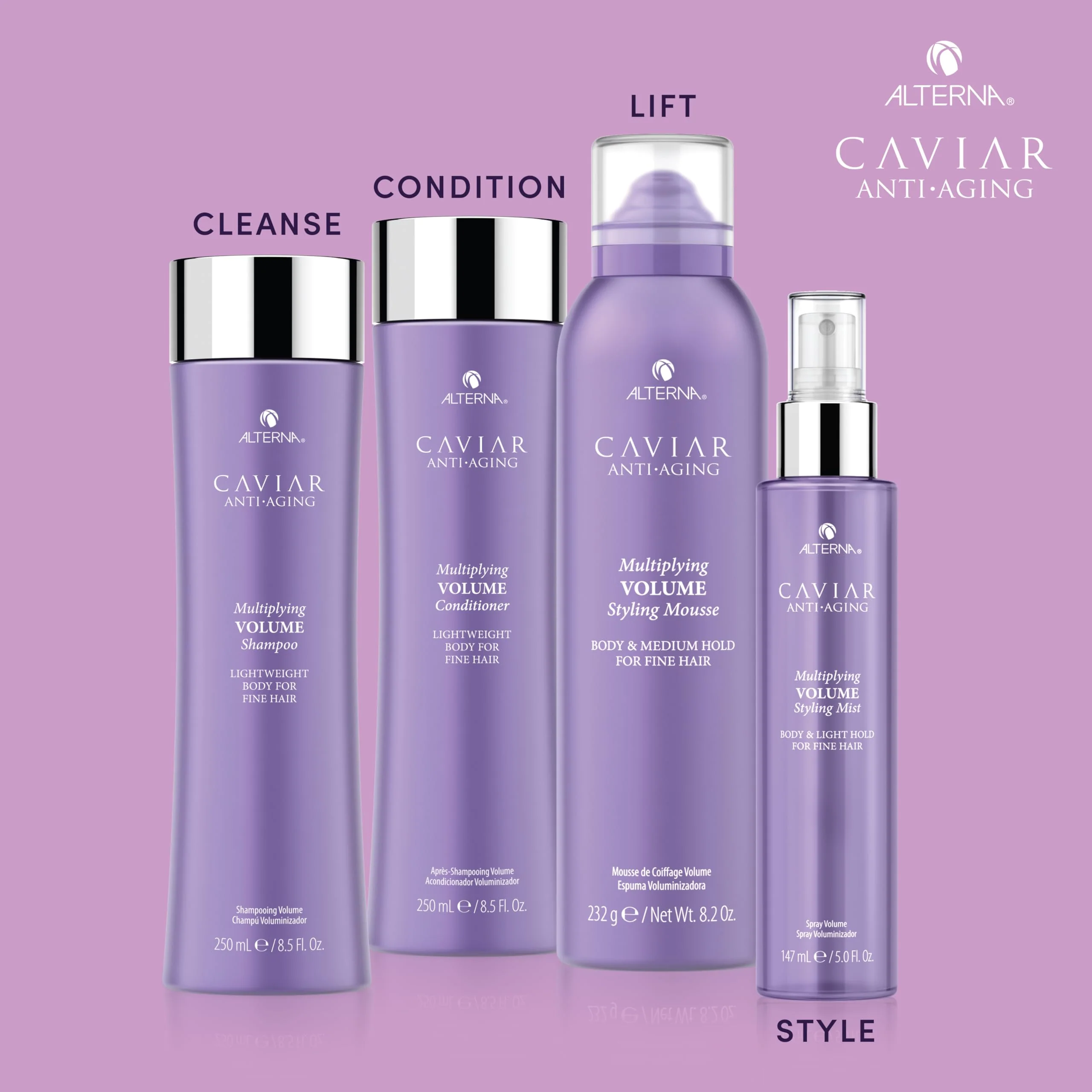 Alterna Caviar Anti-Aging Multiplying Volume Shampoo, 8.5 Fl Oz(Pack of 1) - Image 3