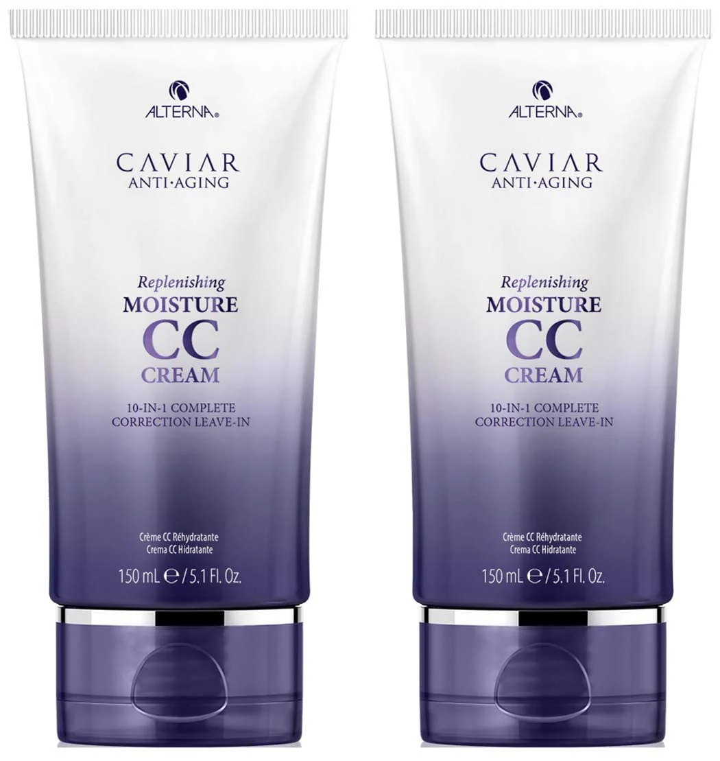 Alterna CAVIAR Anti-Aging Replenishing Moisture CC Cream, 5.1 oz (2 pack)