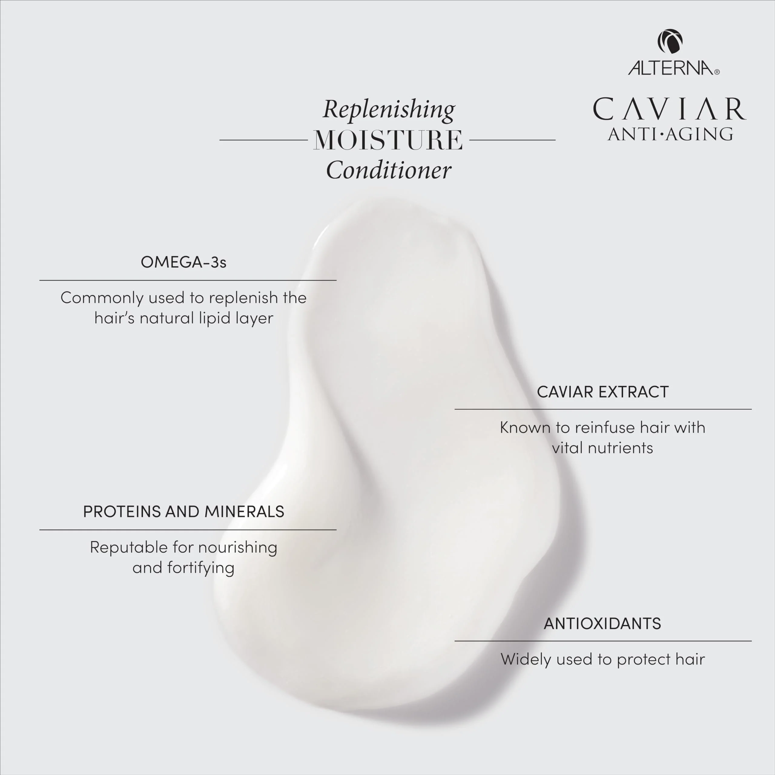 Alterna Caviar Anti-Aging Replenishing Moisture Conditioner, 16.5 Fl. Oz. - Image 3
