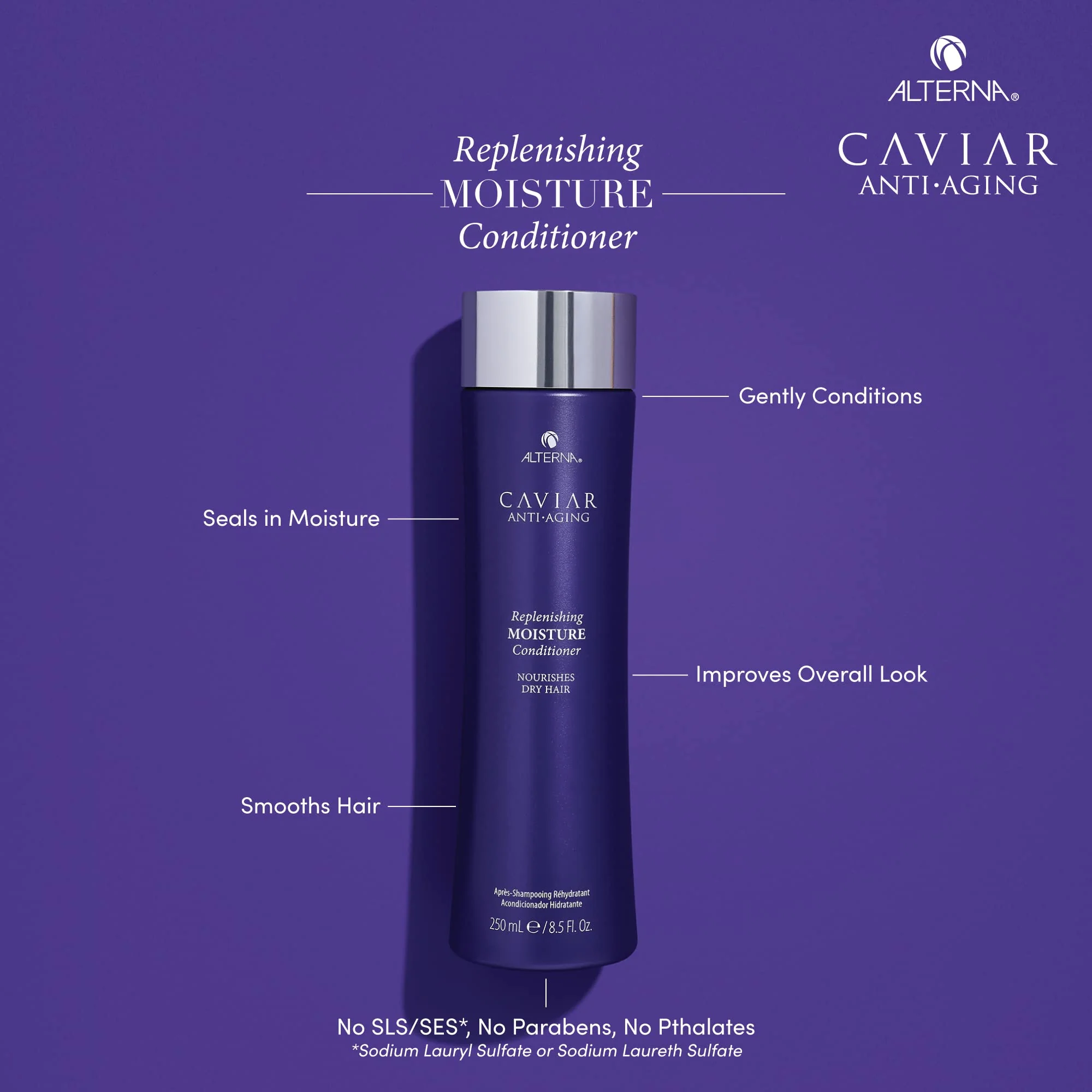 Alterna Caviar Anti-Aging Replenishing Moisture Conditioner, 8.5 Fl Oz (Pack of 1 - Image 2