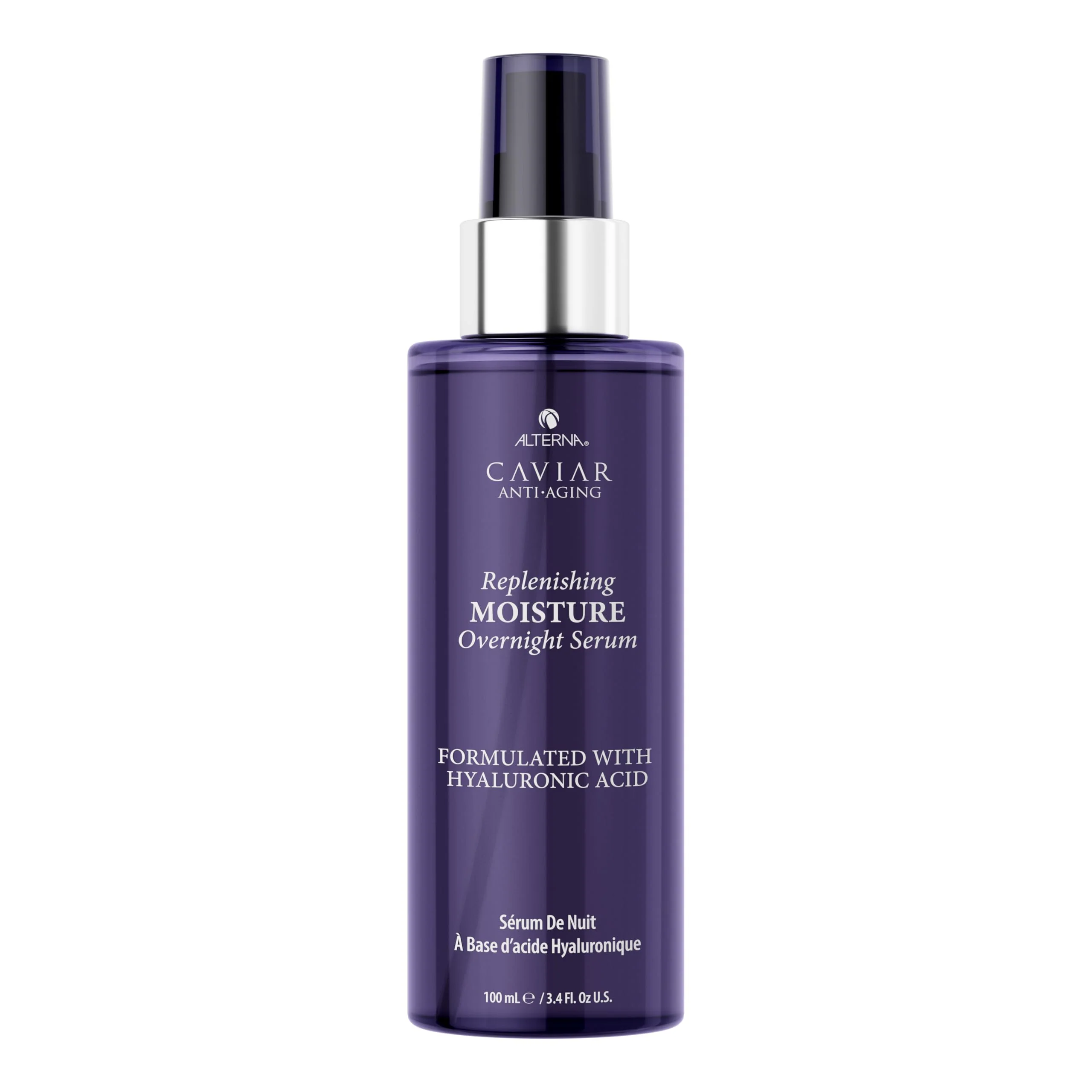 Alterna Caviar Anti-Aging Replenishing Moisture Overnight Serum 3.4oz | Leave In Hair Treatments for Dry, Damaged Hair |Nourishes, Restores with Humidity & Heat Protection