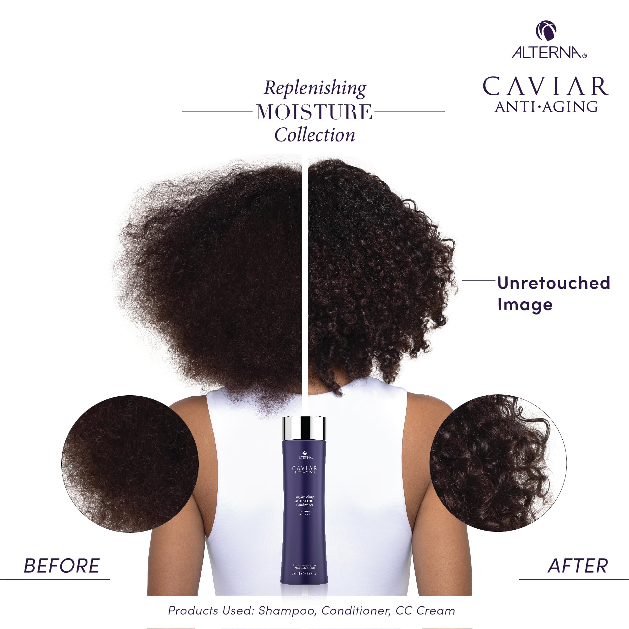 ALTERNA CAVIAR Anti Aging Replenishing Moisture Shampoo, 33.8 Ounce (Packaging May Vary) - Image 5