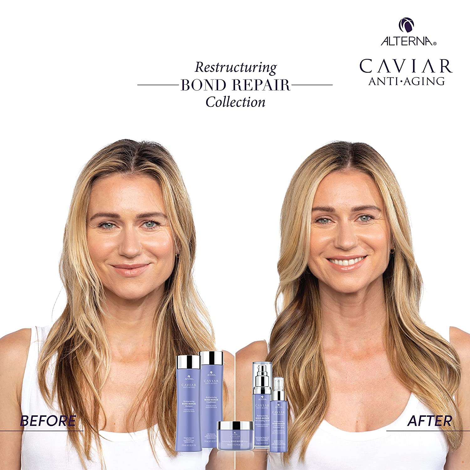 Alterna Caviar Anti-Aging Restructuring Bond Repair Shampoo, 8.5-Ounce (2-Pack) - Image 9