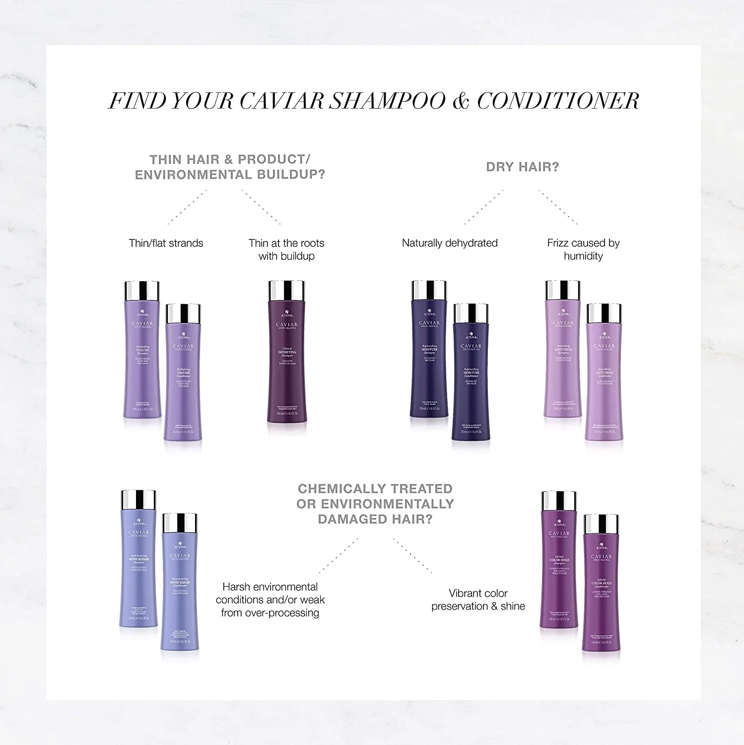 Alterna Haircare CAVIAR Anti-Aging Replenishing Moisture Shampoo and Conditioner Set, 16.5 Fl Oz | Protects, Restores and Hydrates | Sulfate Free - Image 9