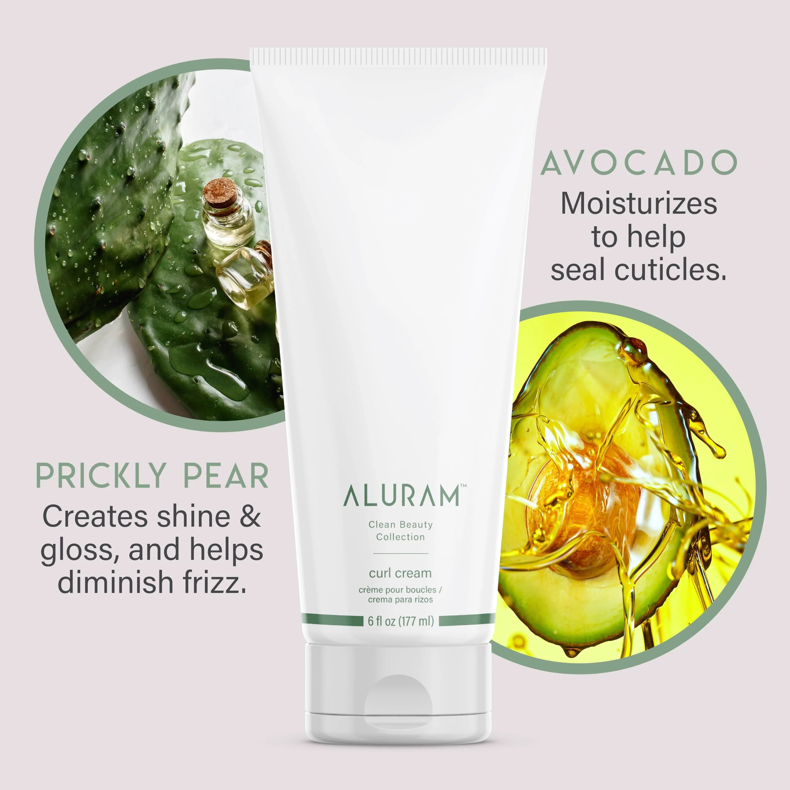 ALURAM Curl Cream, Define, Hydrate & Enhance Curls, 6 Fl Oz - Image 4