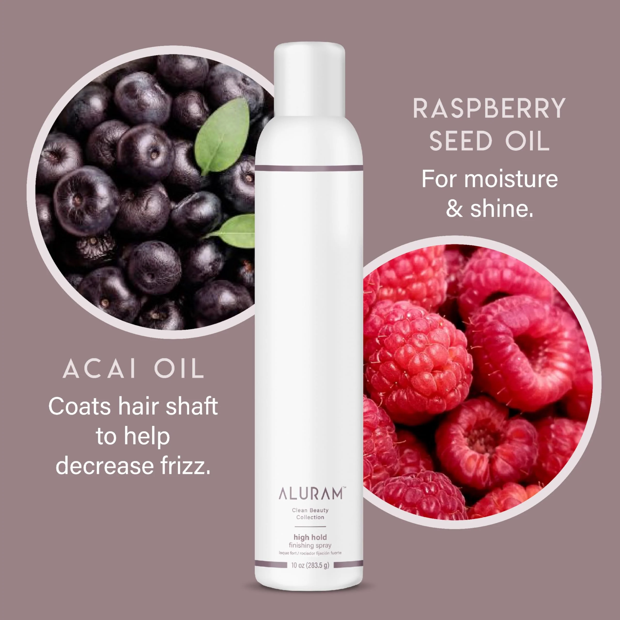ALURAM High Hold Finishing Spray, All-Day Humidity Resistant Hold with Raspberry & Acai Oils, 10 Fl Oz - Image 5