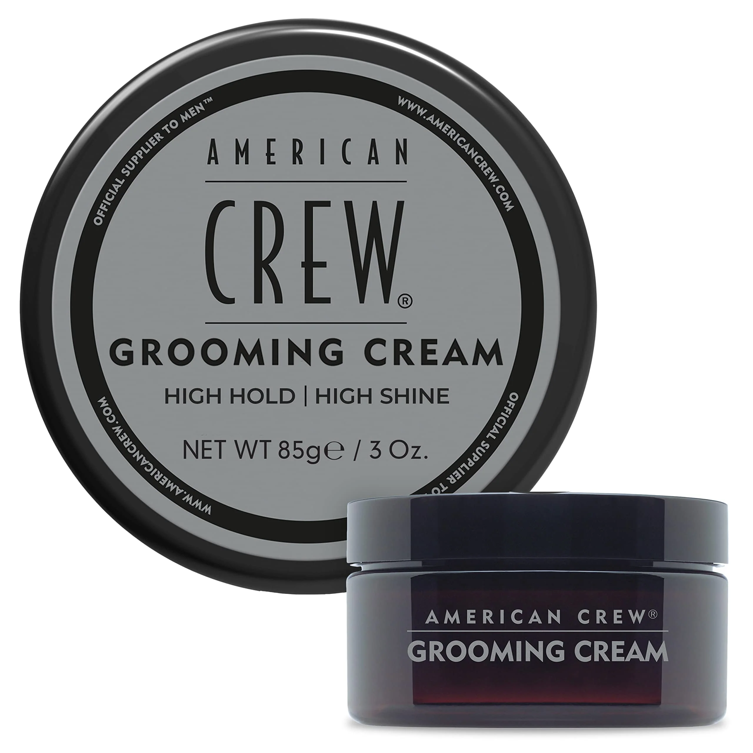 American Crew Men's Grooming Cream, Like Hair Gel with High Hold & High Shine, 3 oz - Image 2