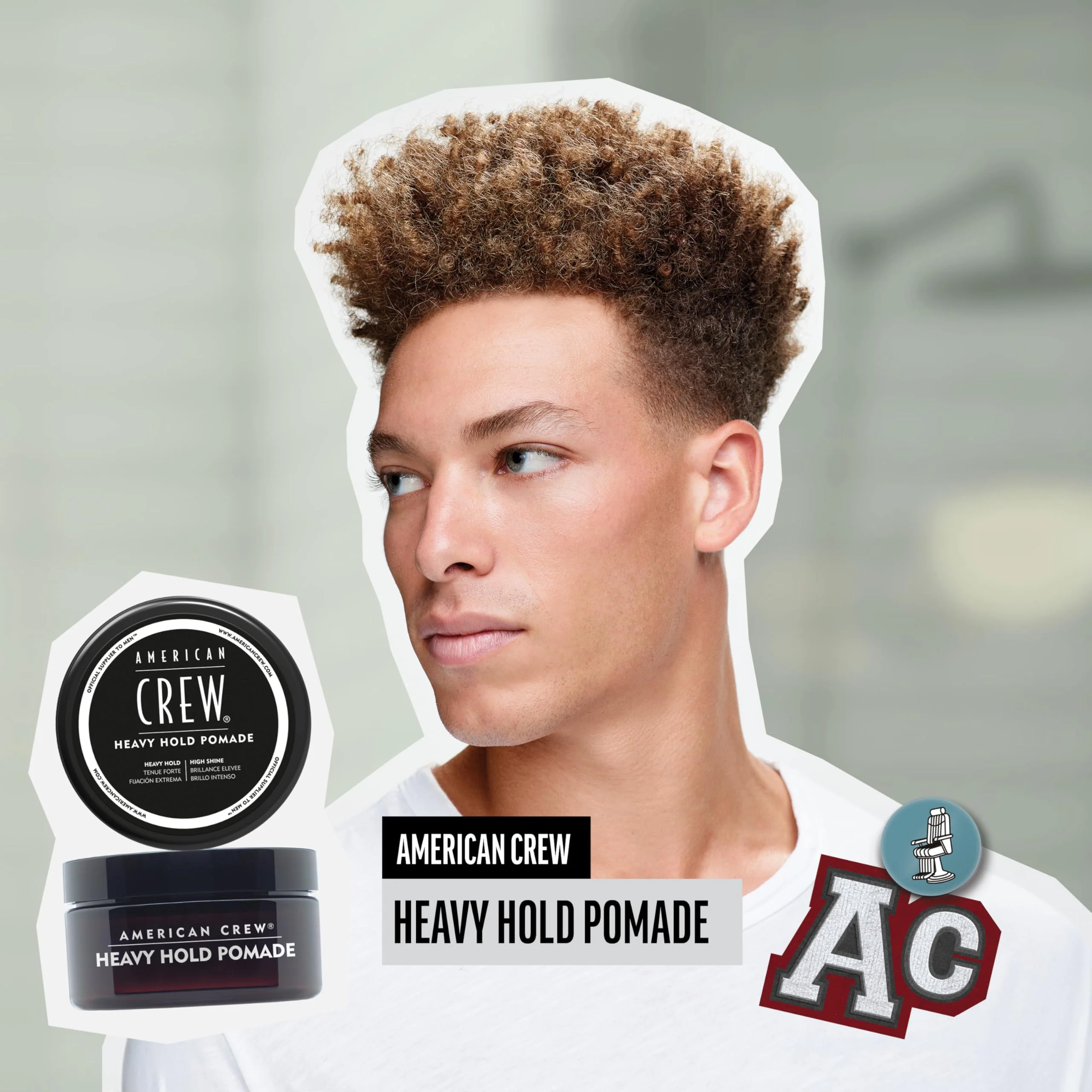 American Crew Men's Hair Pomade, Like Styling Gel with Heavy Hold & High Shine, 3 oz - Image 3