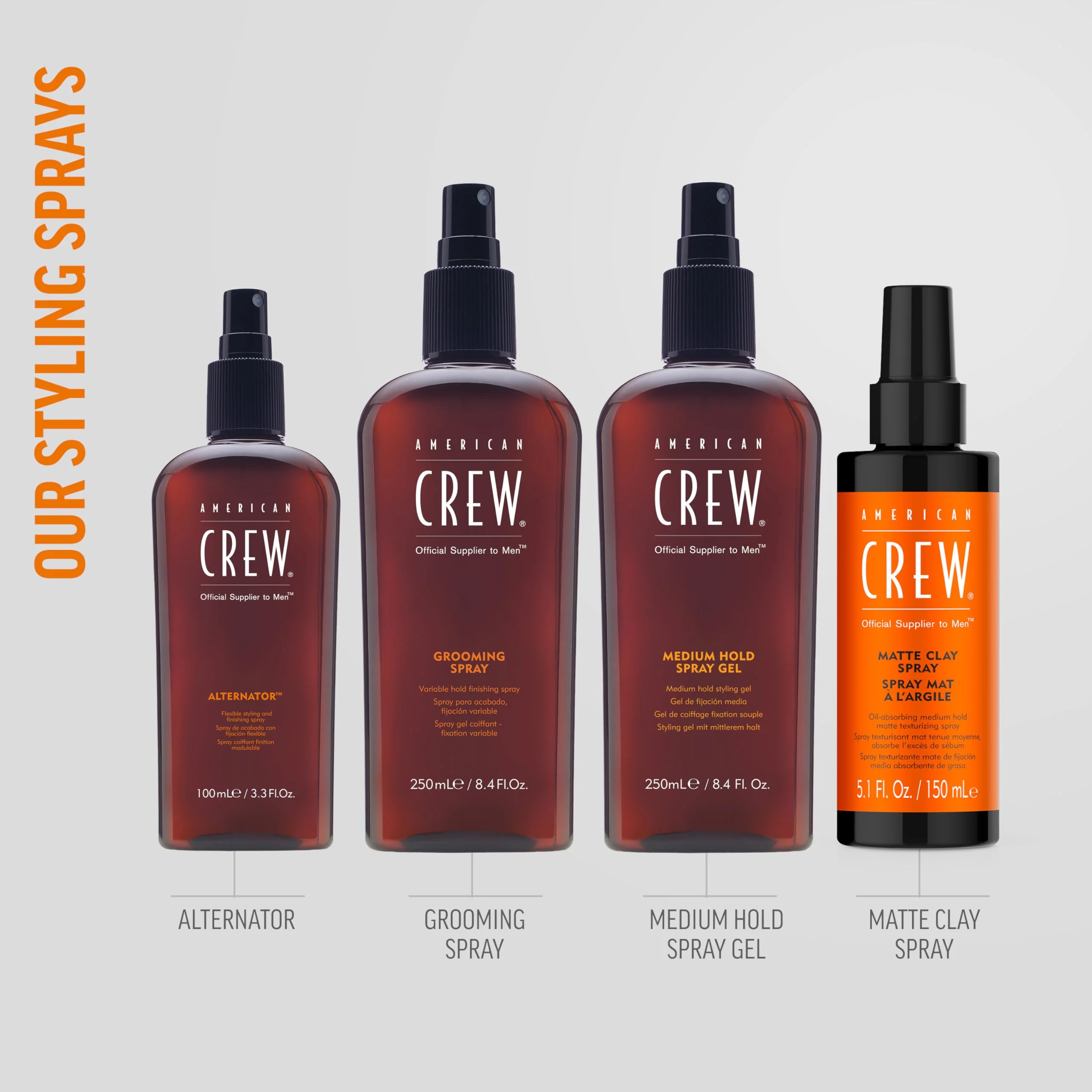 American Crew Men's Hair Spray, Medium Hold, 8.45 Fl Oz - Image 7