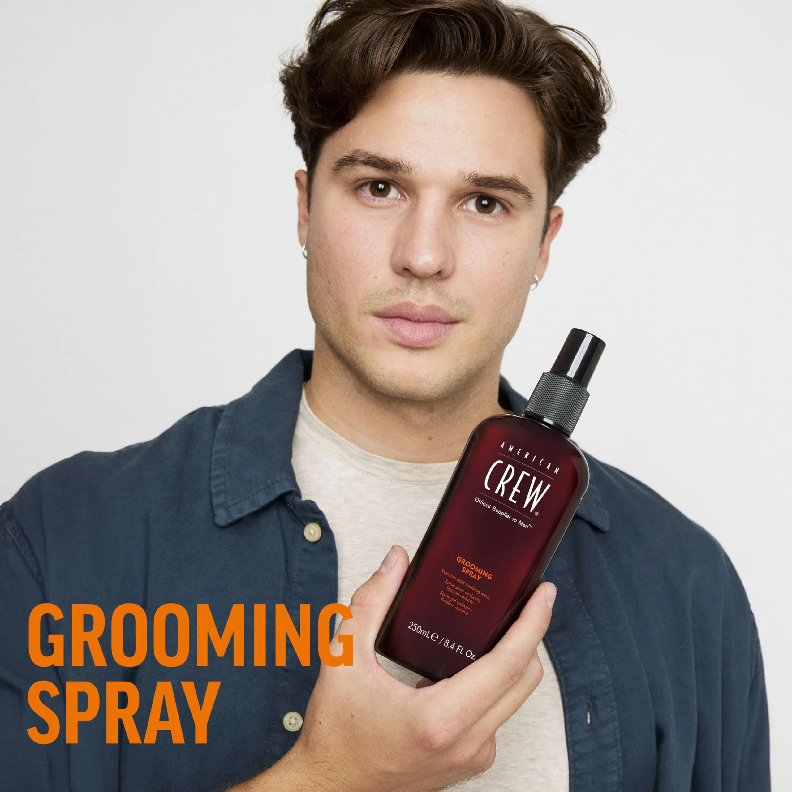 American Crew Men's Hair Spray, Variable Hold Grooming Styling Product, 8.45 Fl Oz - Image 3