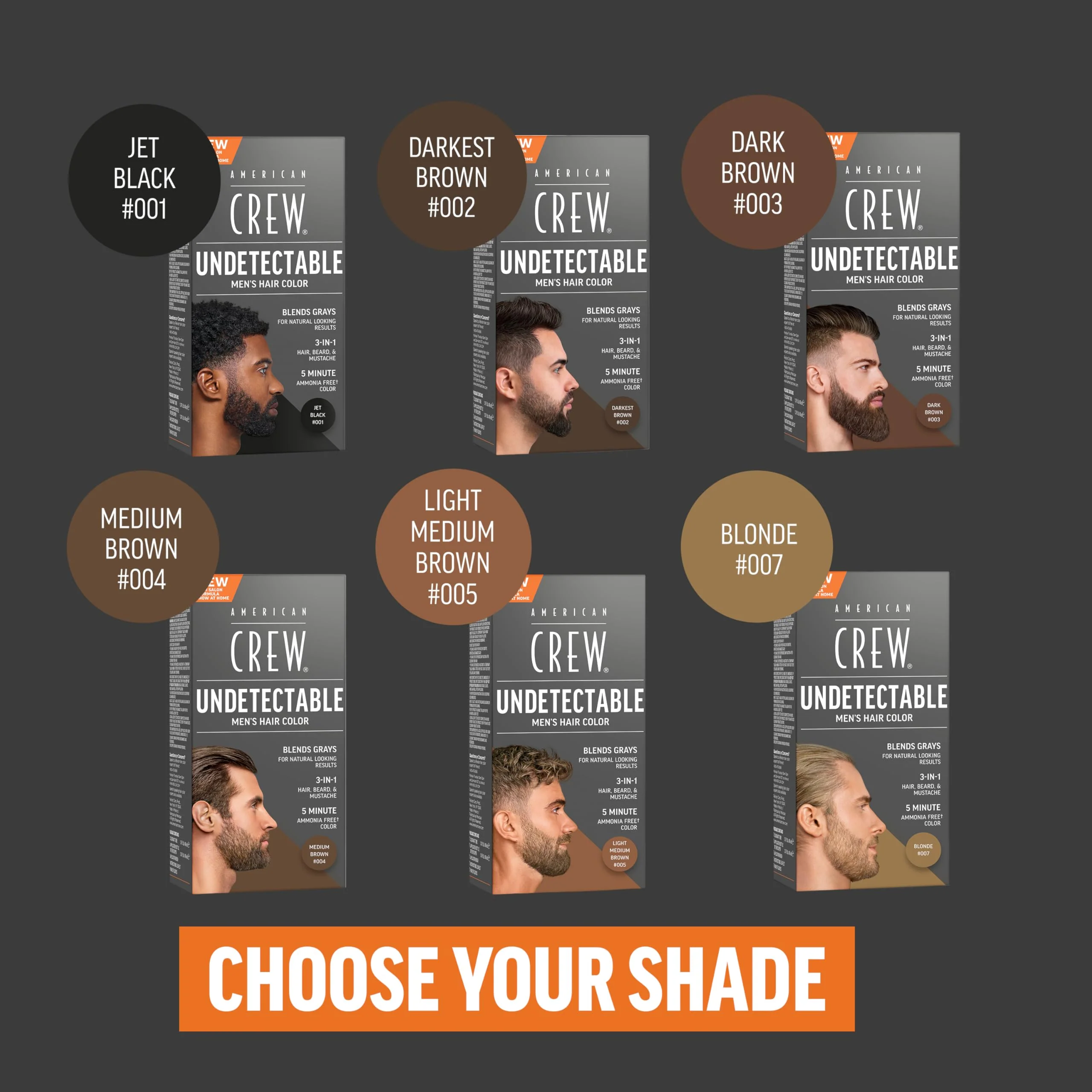 American Crew Undetectable Men's Hair Color |Light Medium Brown Demi-Permanent Hair Dye | Natural-Looking Gray Coverage for Men, 005 Light Medium Brown, 1 pack - Image 8