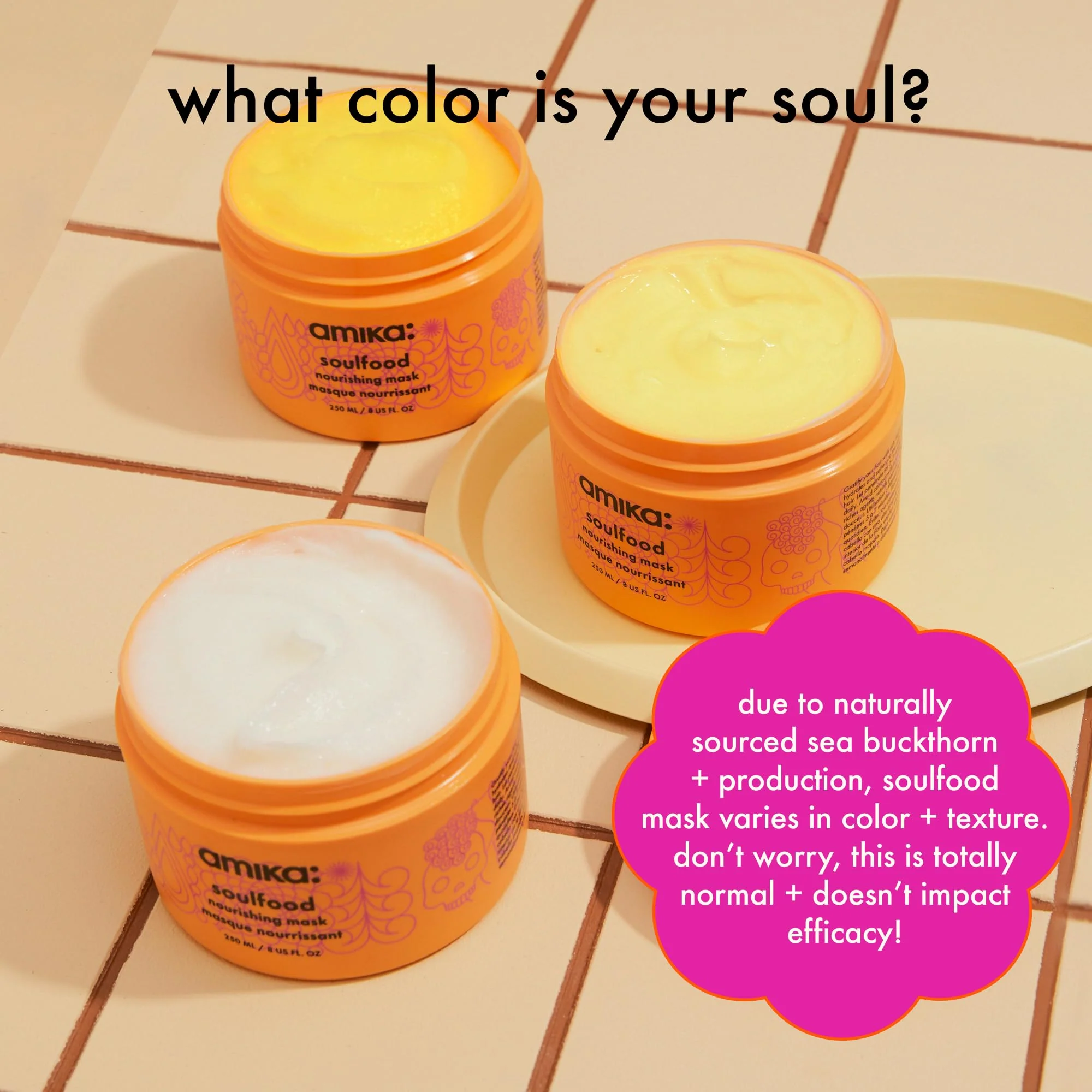 amika soulfood nourishing mask, 250ml - Image 8