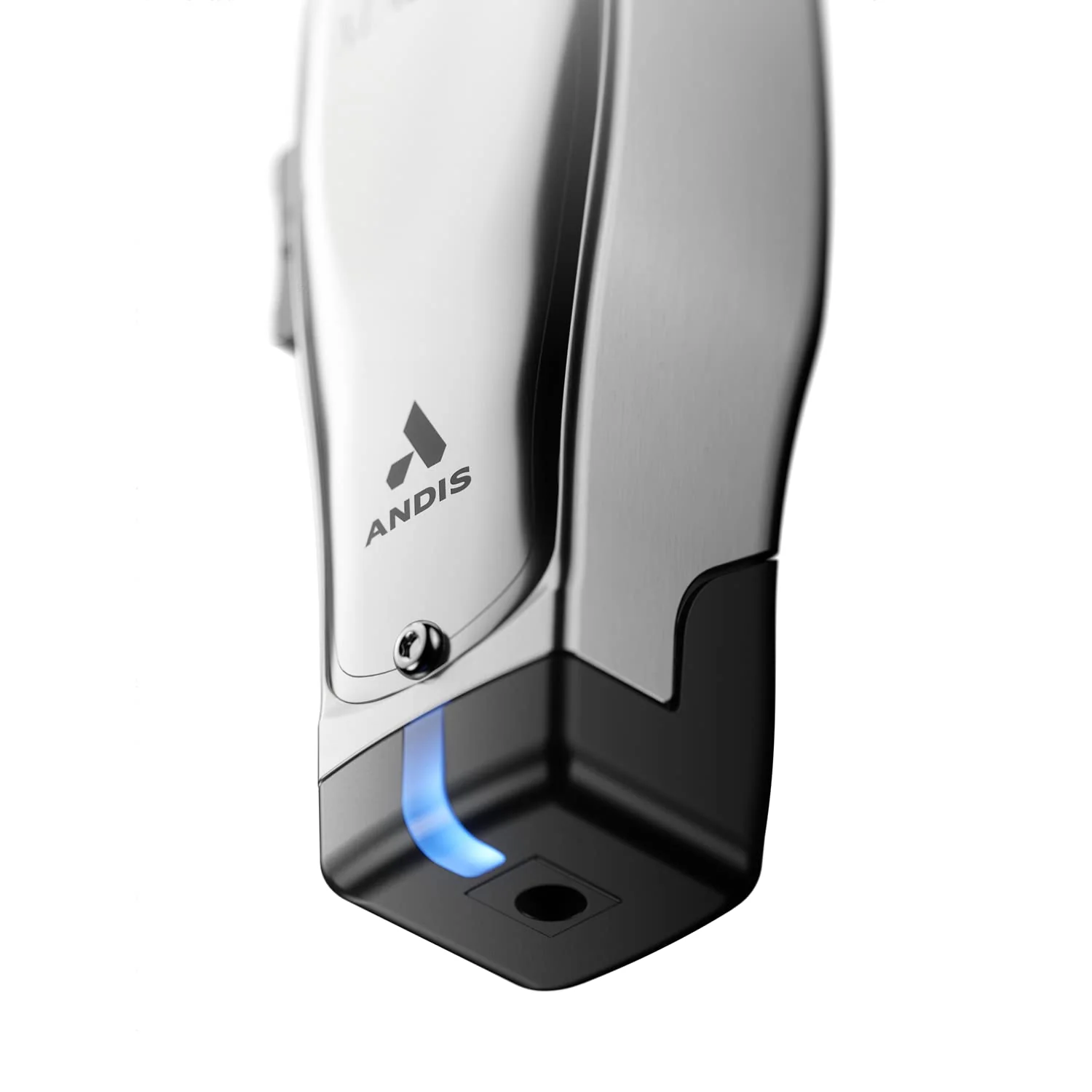 Andis 12660 Professional Master Corded/Cordless Hair Clipper, Adjustable Carbon Steel Blade Hair Clipper for Close Cutting, Silver - Image 8
